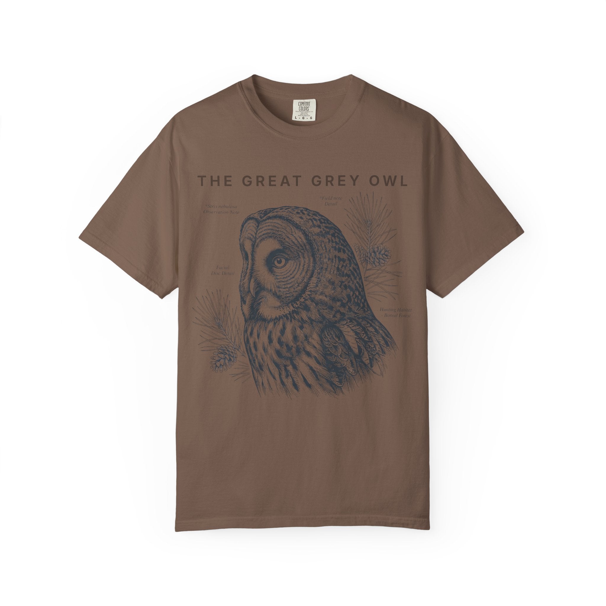 GREAT GREY OWL T-SHIRT