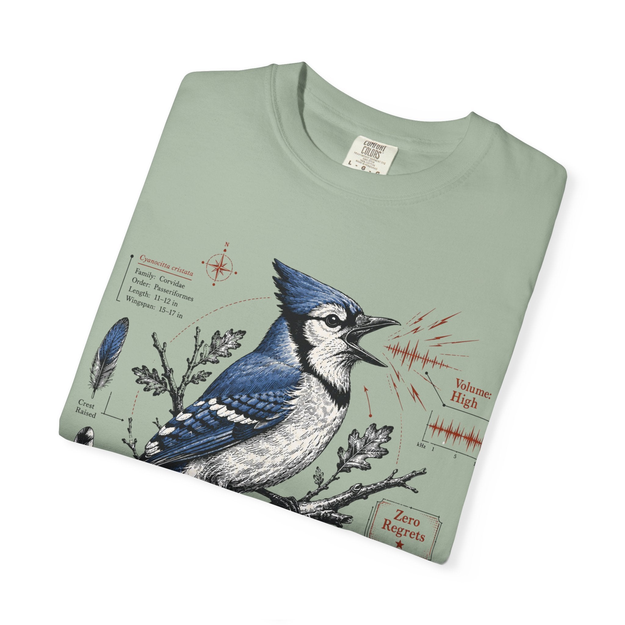 BLUE JAY DESIGN T-SHIRT
