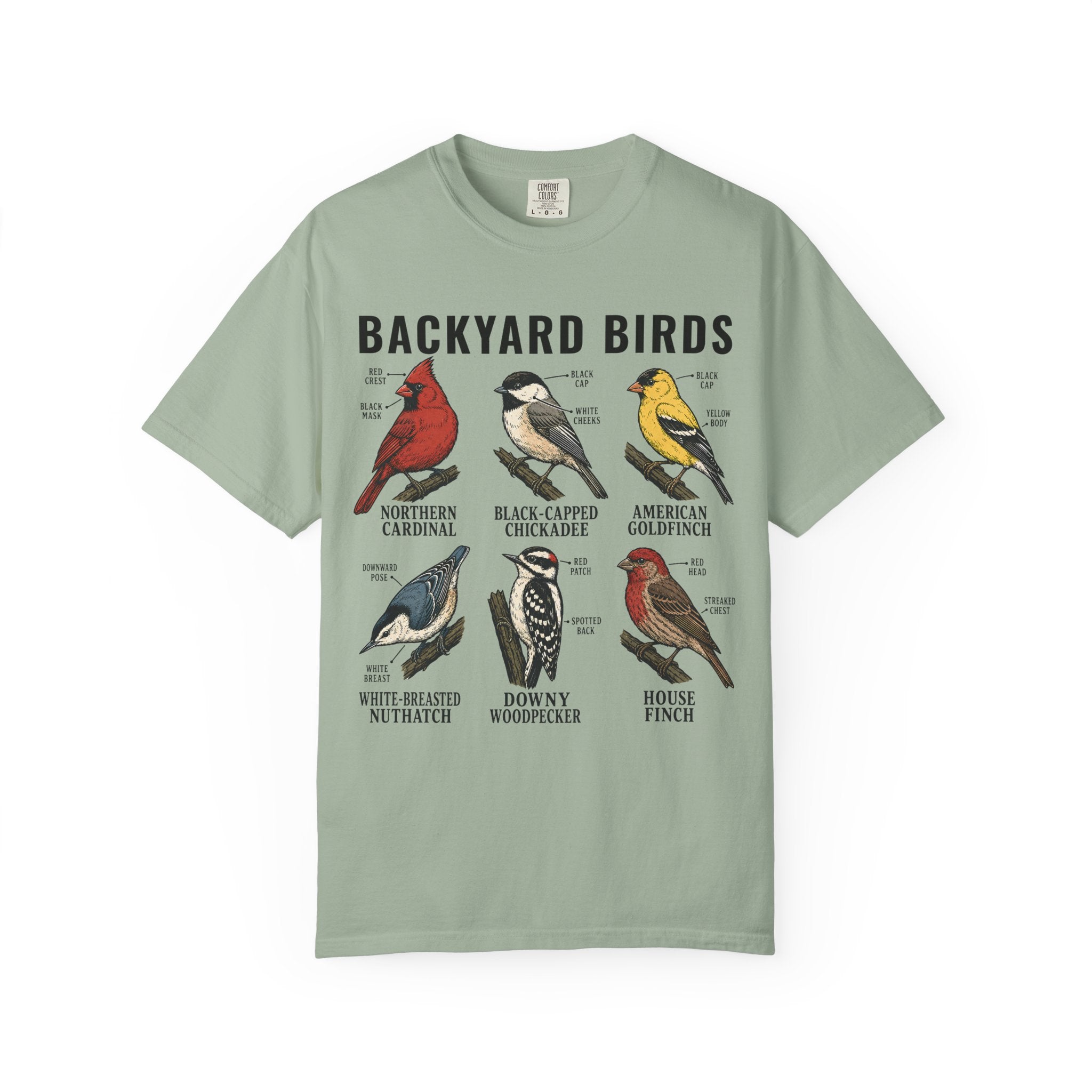 BACKYARD BIRDS T-SHIRT
