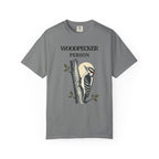DOWNY WOODPECKER PERSON T-SHIRT