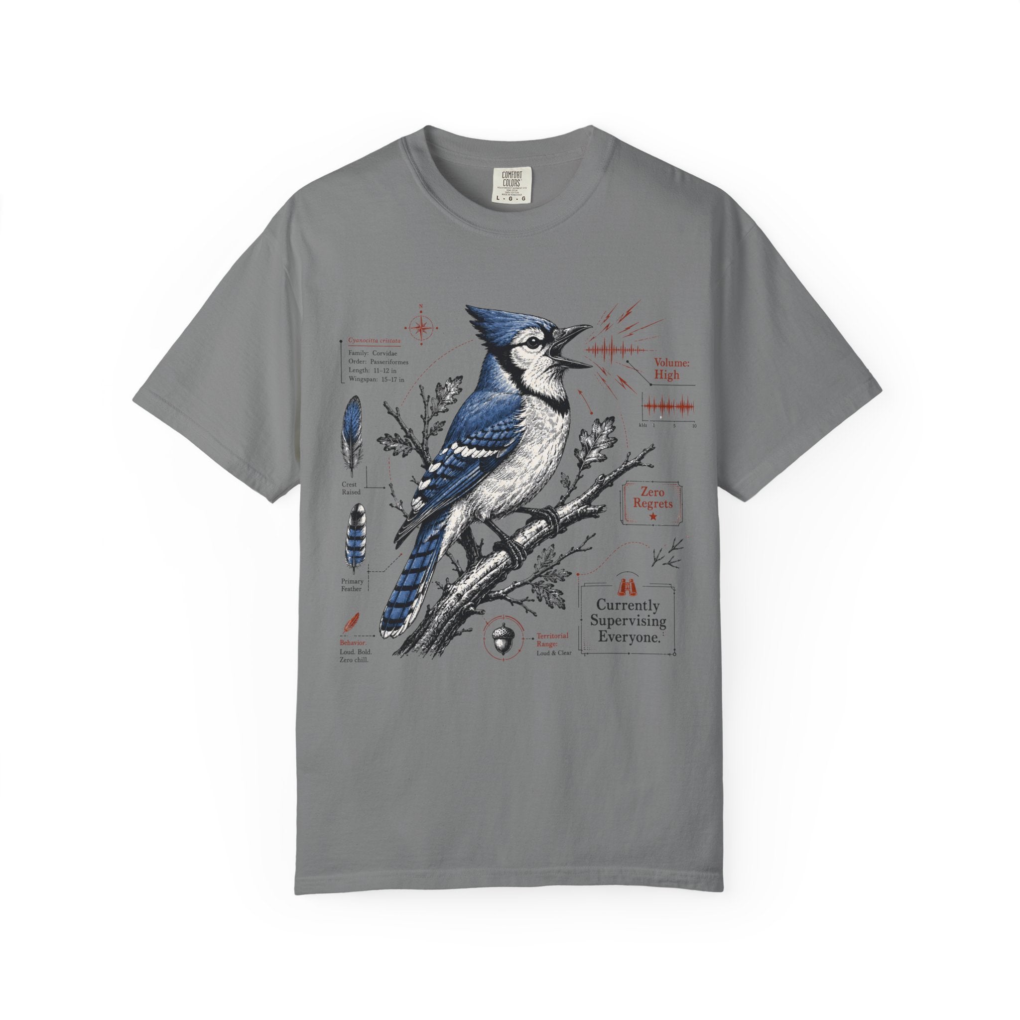 BLUE JAY DESIGN T-SHIRT