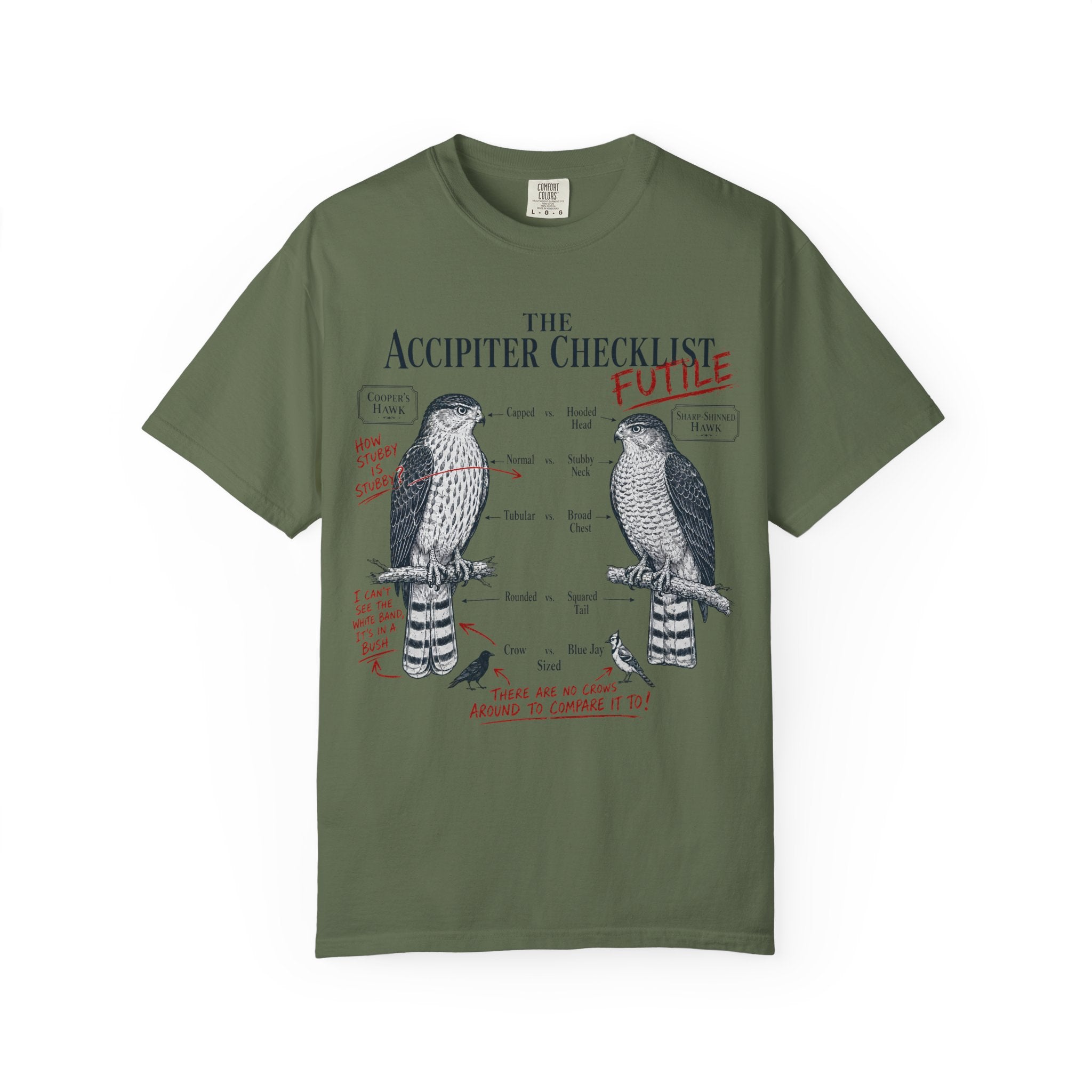 ACCIPITER CHECKLIST T-SHIRT