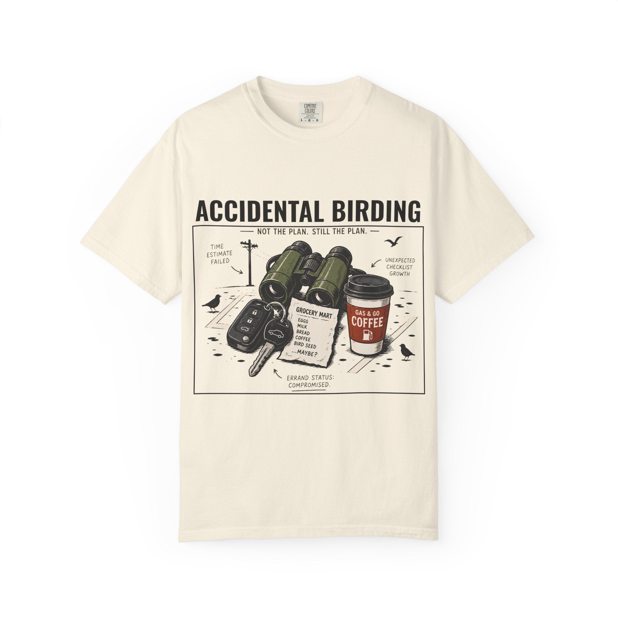 ACCIDENTAL BIRDING T-SHIRT