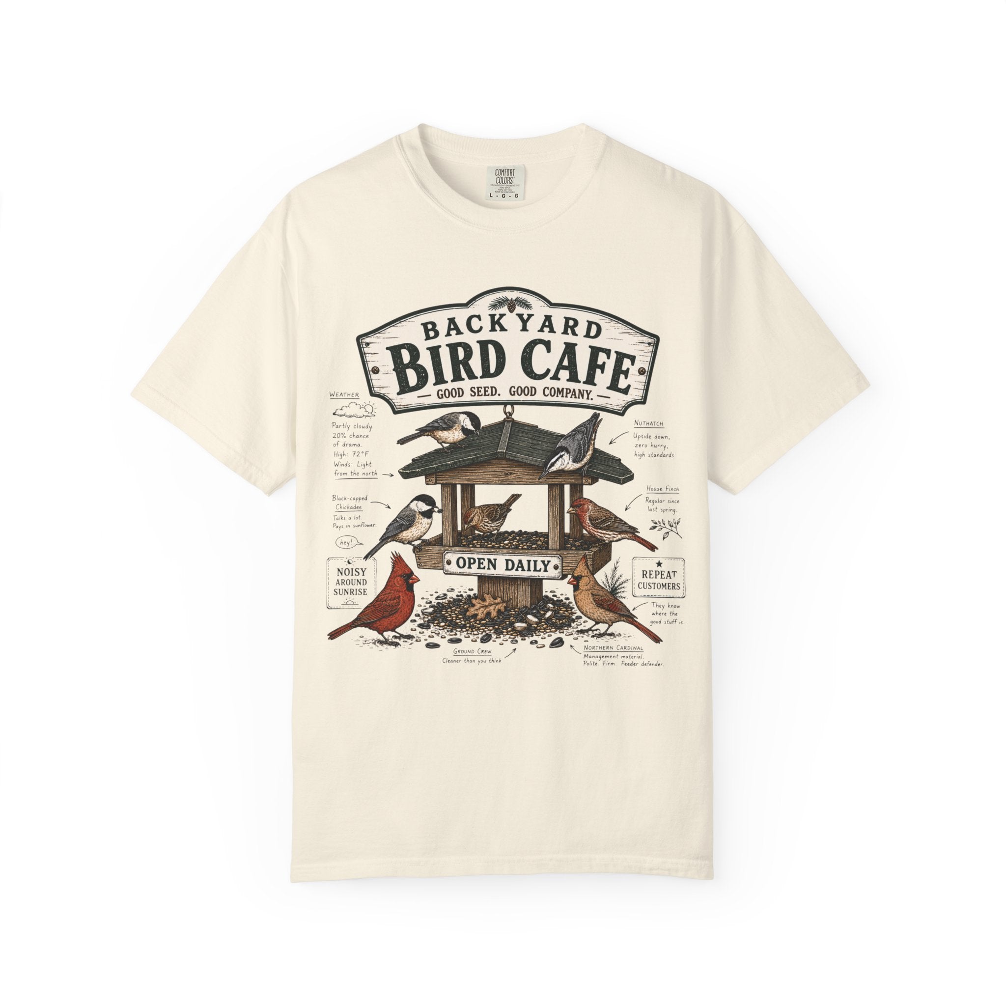 BIRD CAFE T-SHIRT