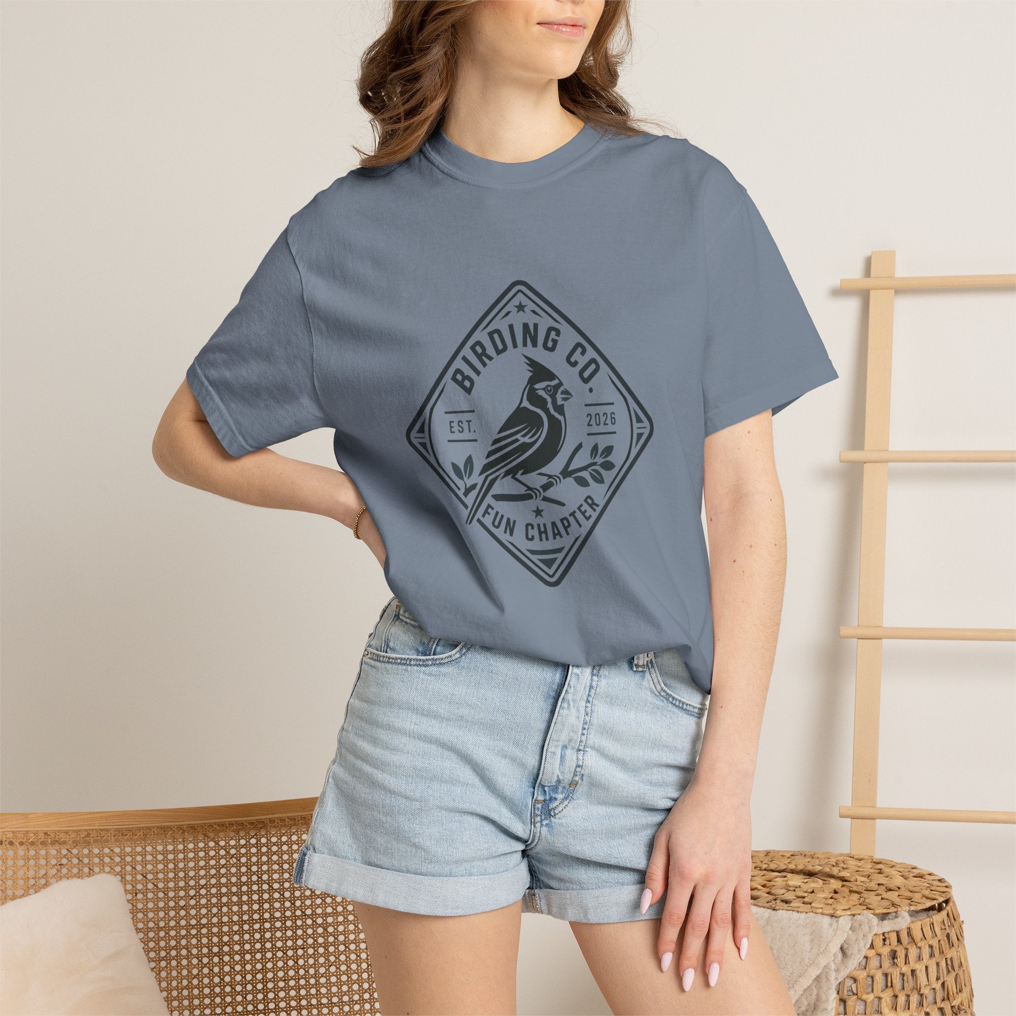 BIRDING FUN DESIGN T-SHIRT