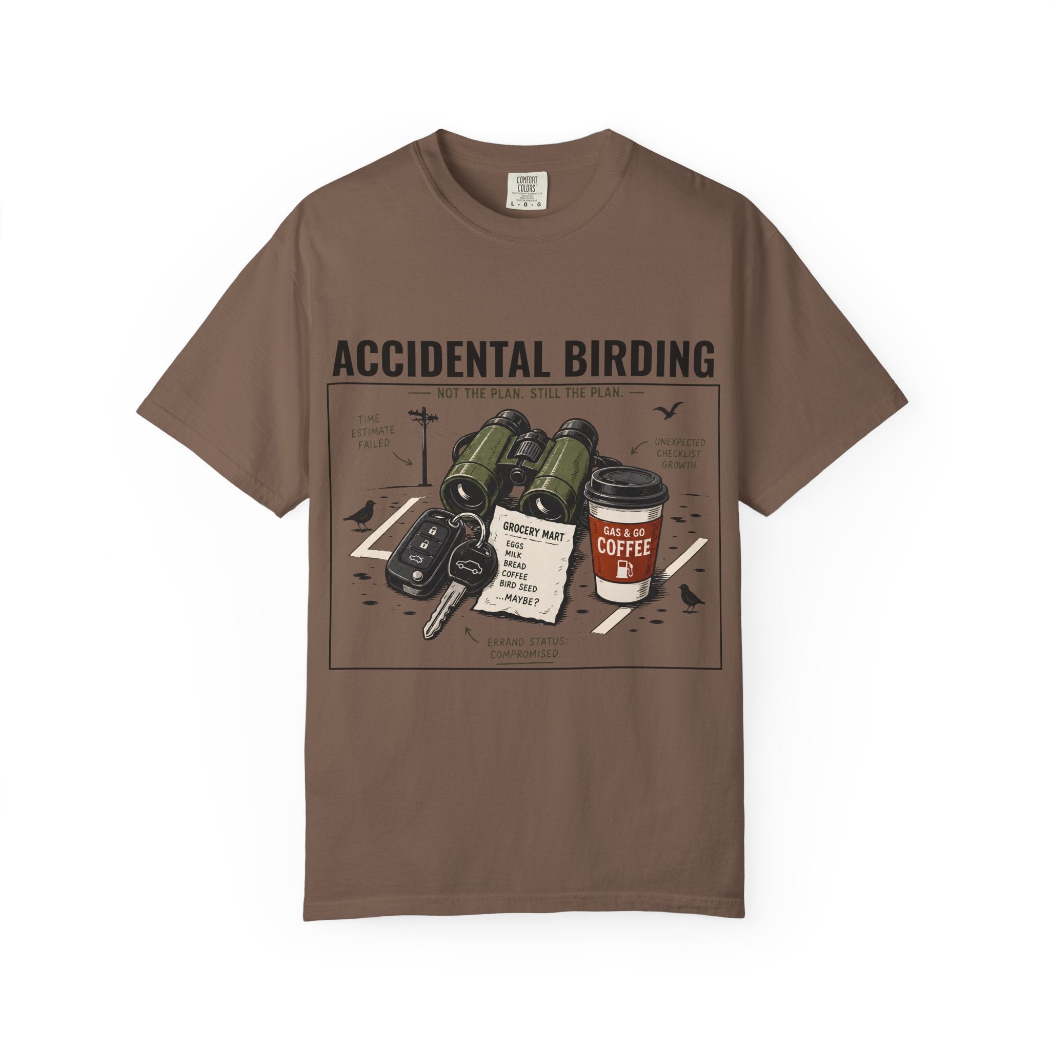 ACCIDENTAL BIRDING T-SHIRT