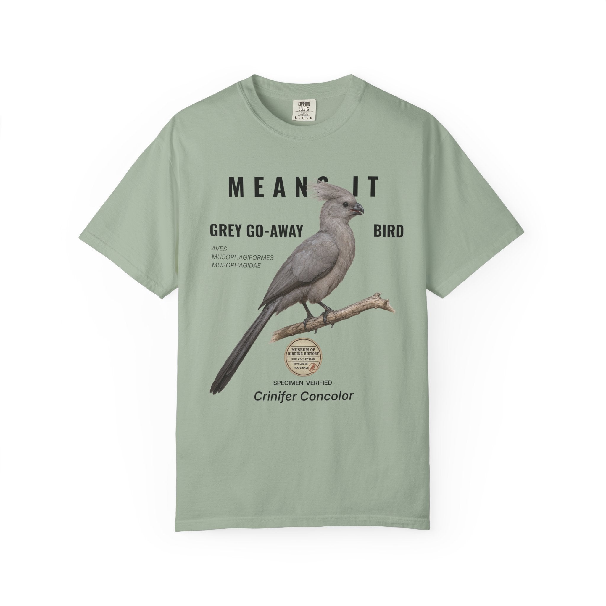 WBN Grey Go-away-bird T-SHIRT