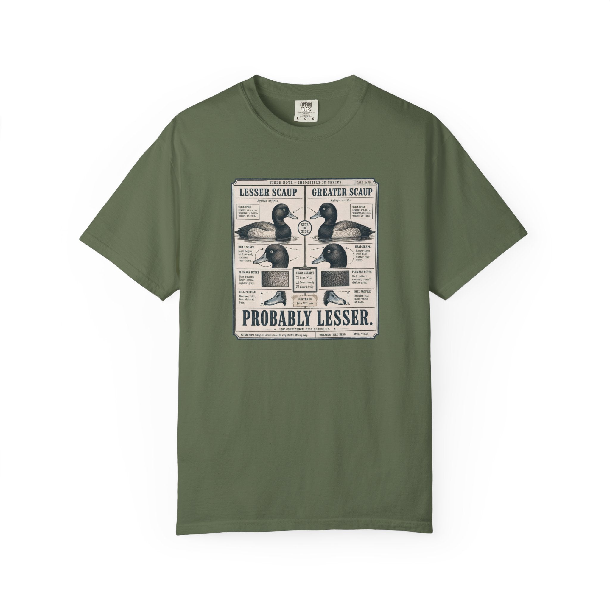 SCAUP COMPARISON T-SHIRT