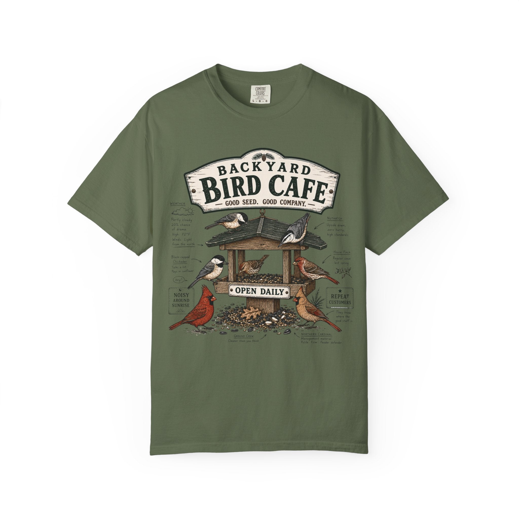 BIRD CAFE T-SHIRT
