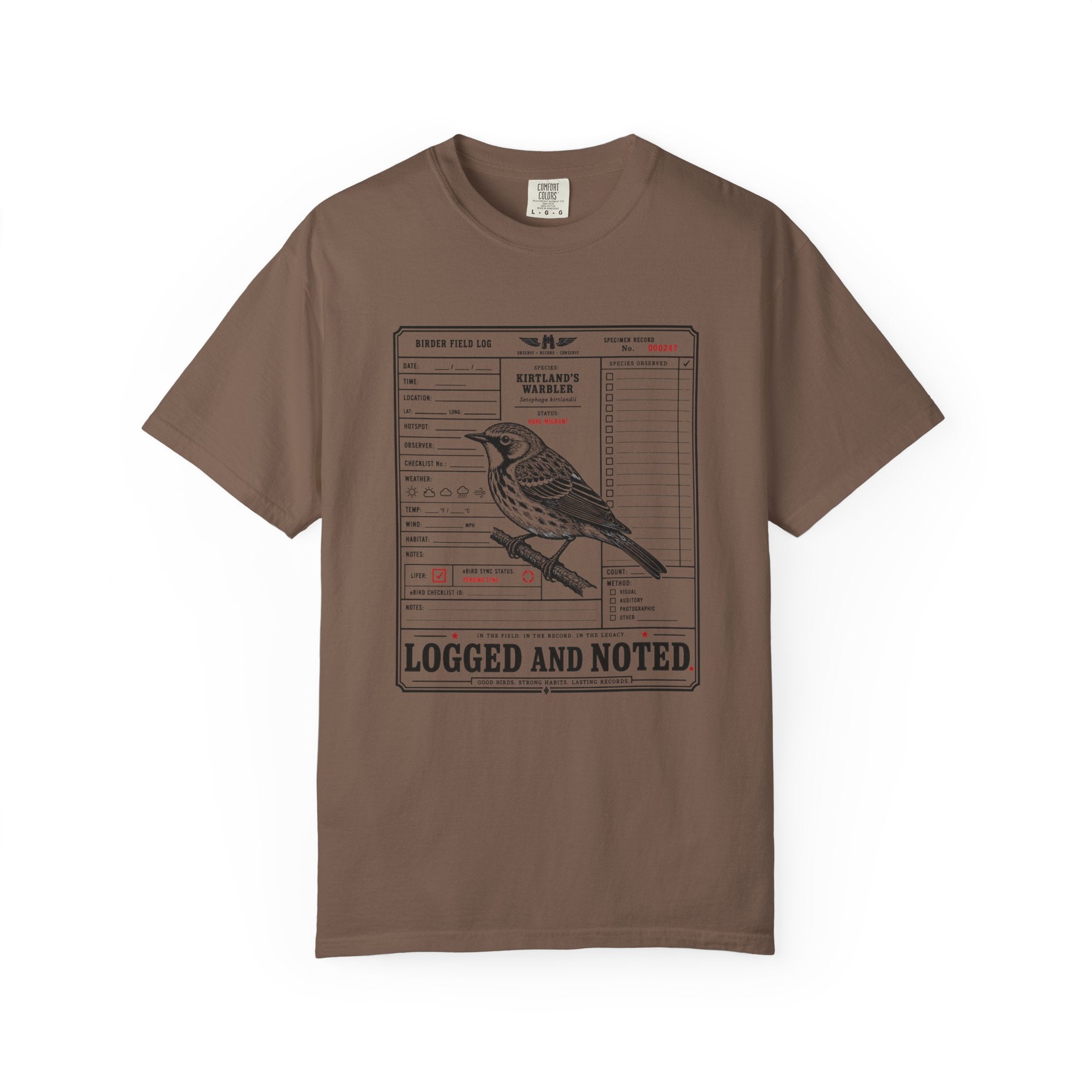 WARBLER NOTES T-SHIRT