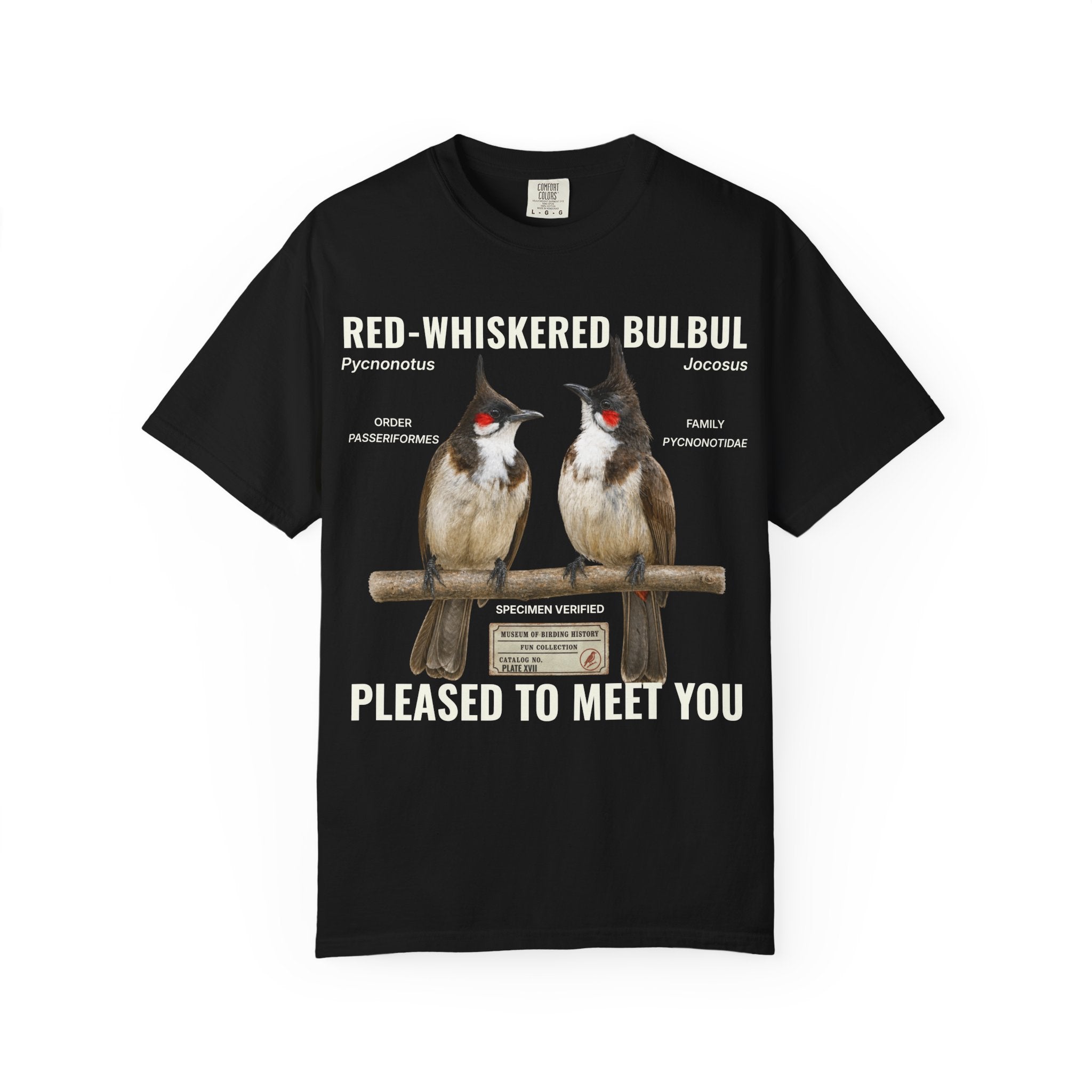WBN RED WHISKERED BULBUL T-SHIRT