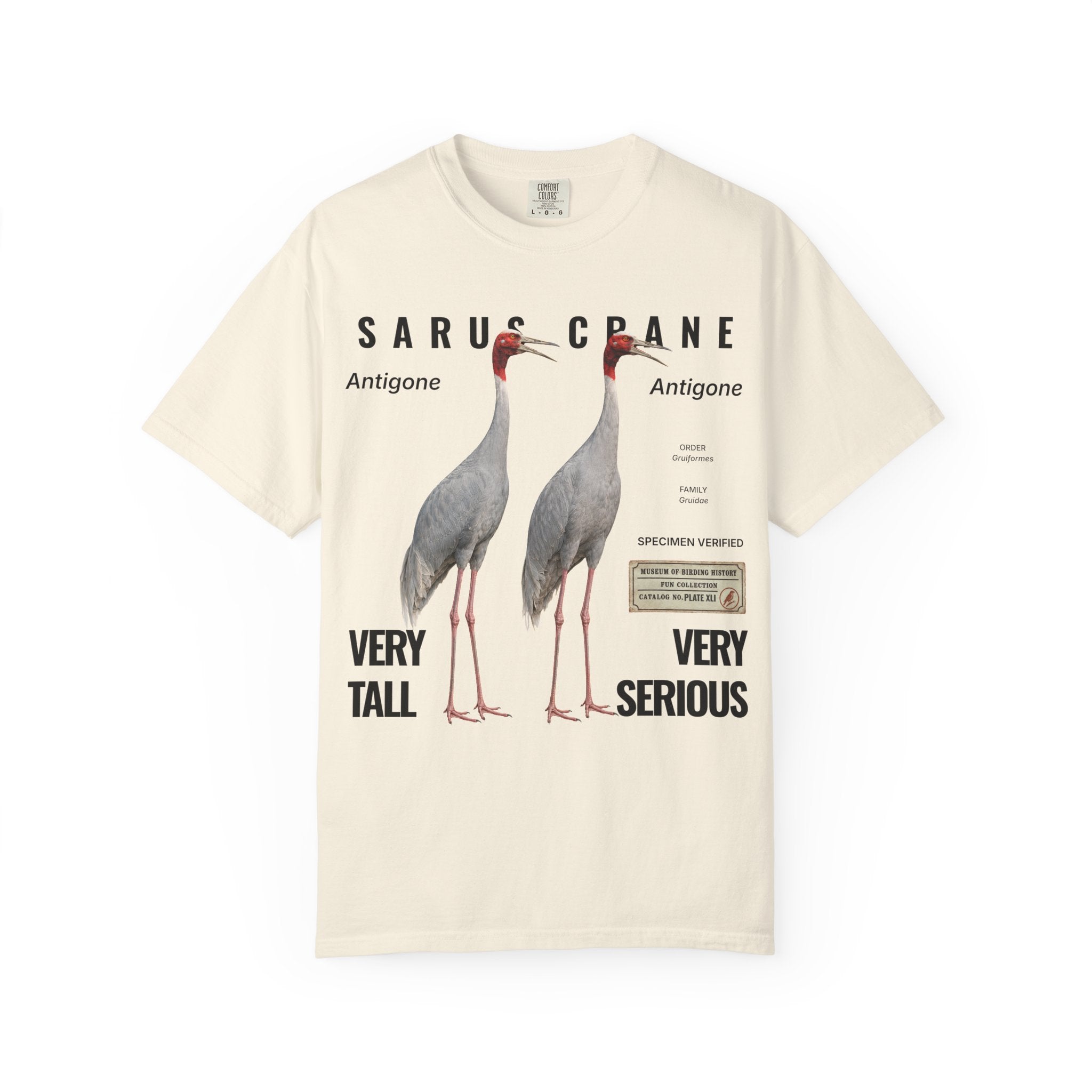 WBN SARUS CRANE T-SHIRT