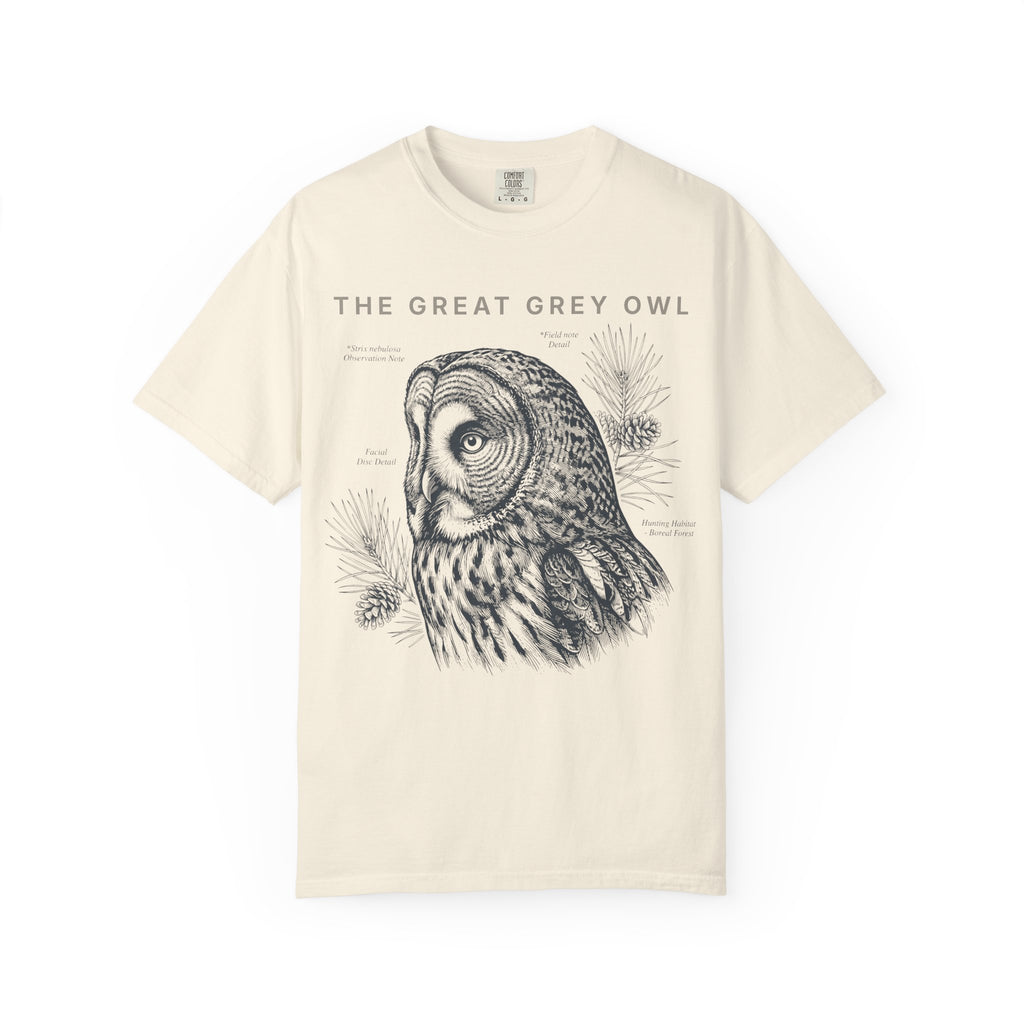 GREAT GREY OWL T-SHIRT