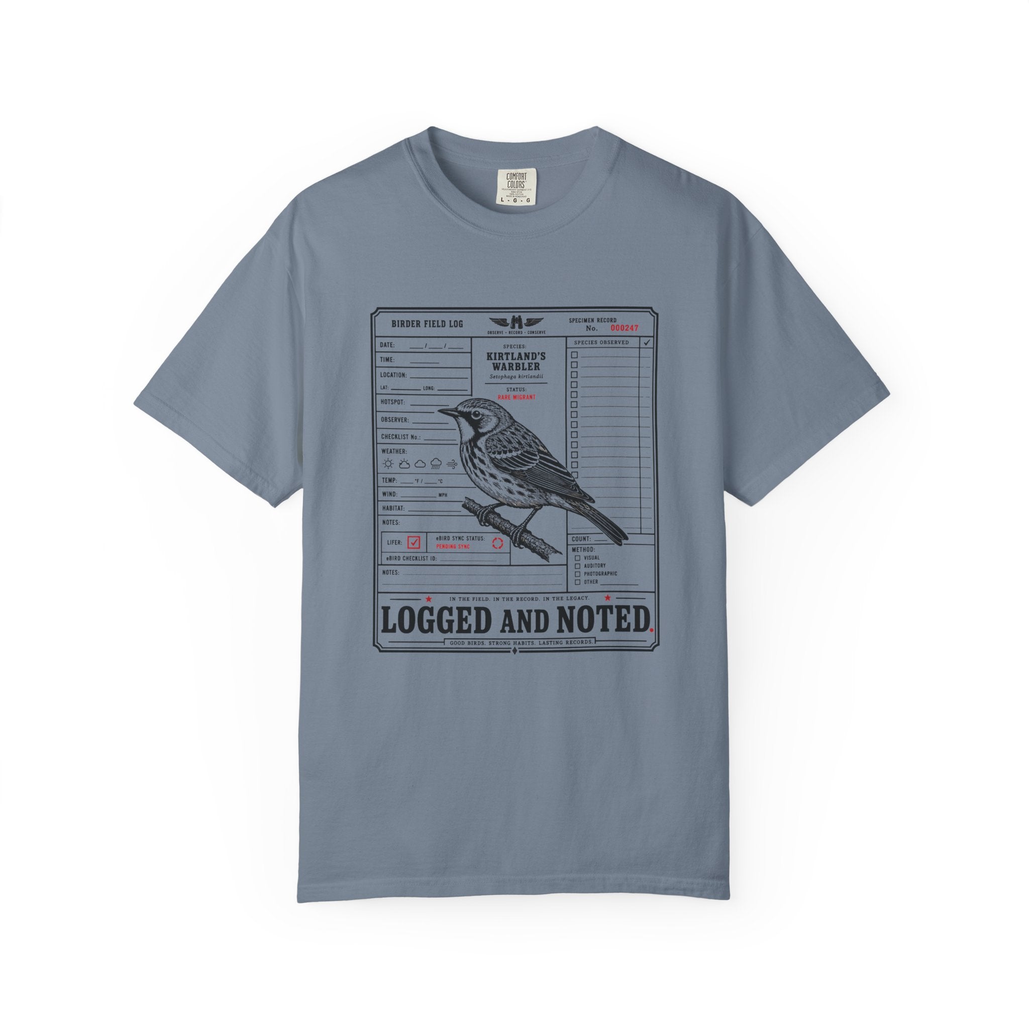 WARBLER NOTES T-SHIRT