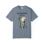 DOWNY WOODPECKER PERSON T-SHIRT