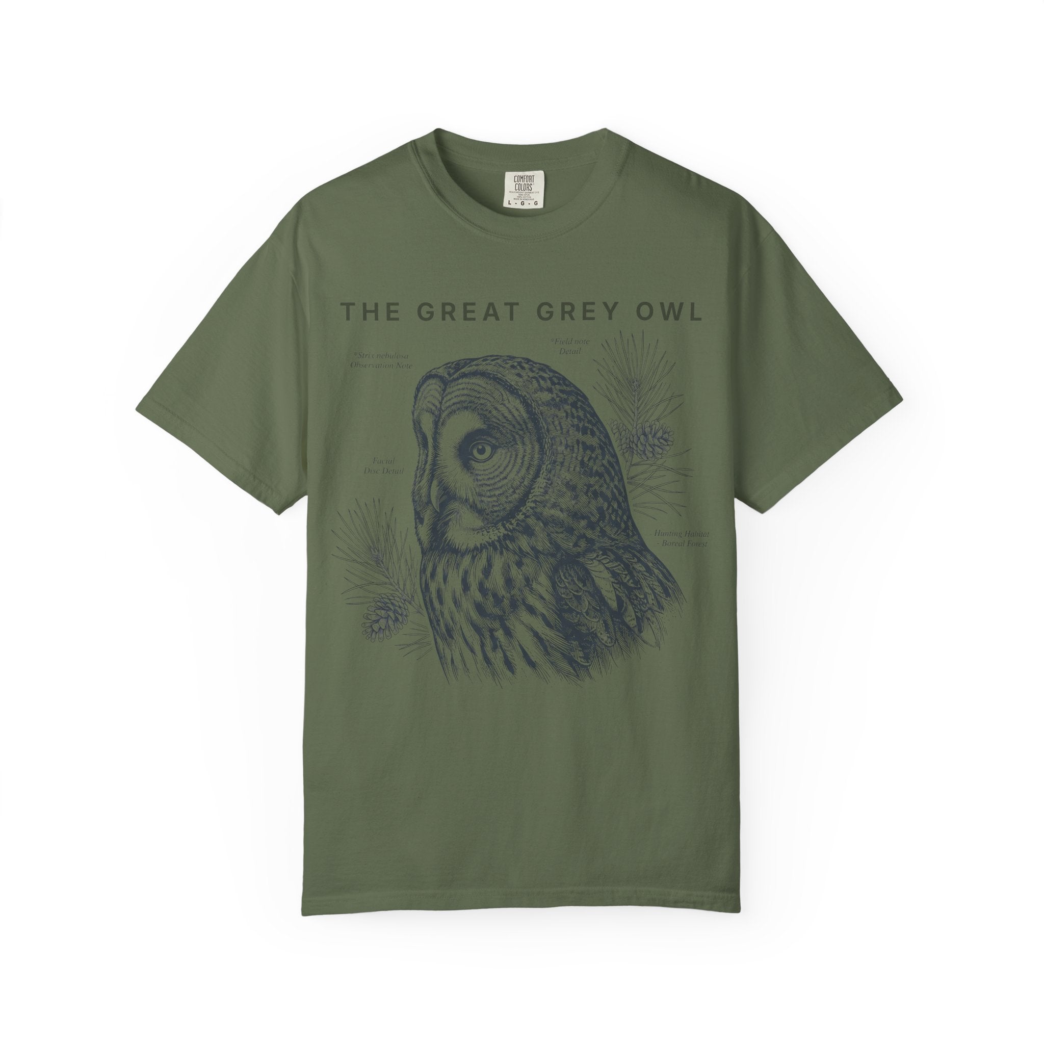 GREAT GREY OWL T-SHIRT