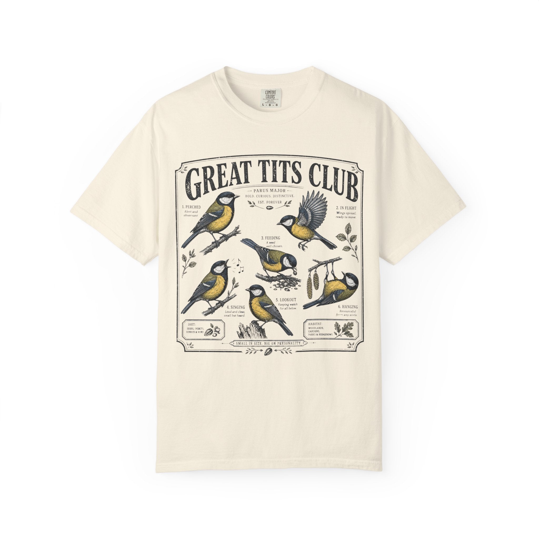 TITS BIRDS T-SHIRT