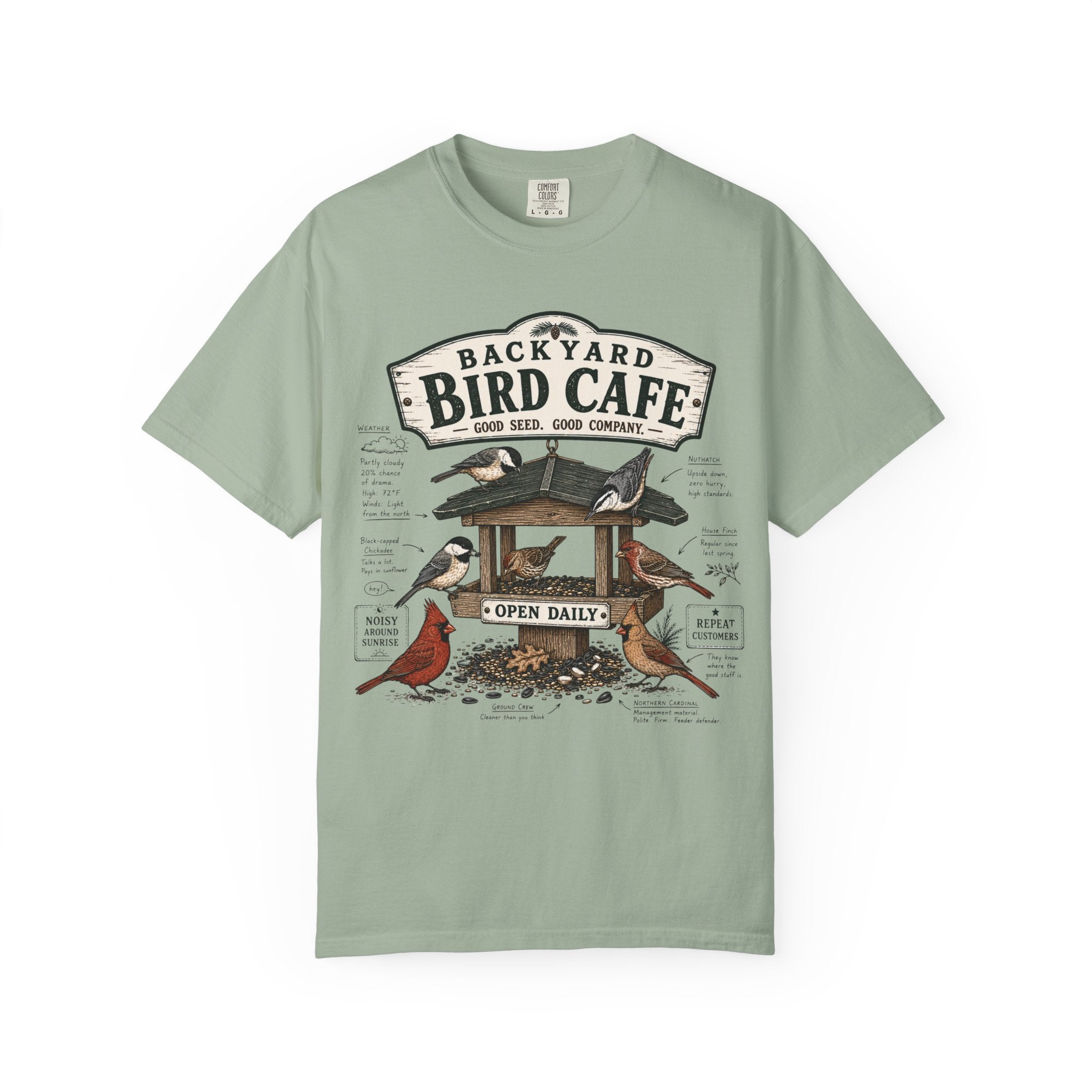 BIRD CAFE T-SHIRT