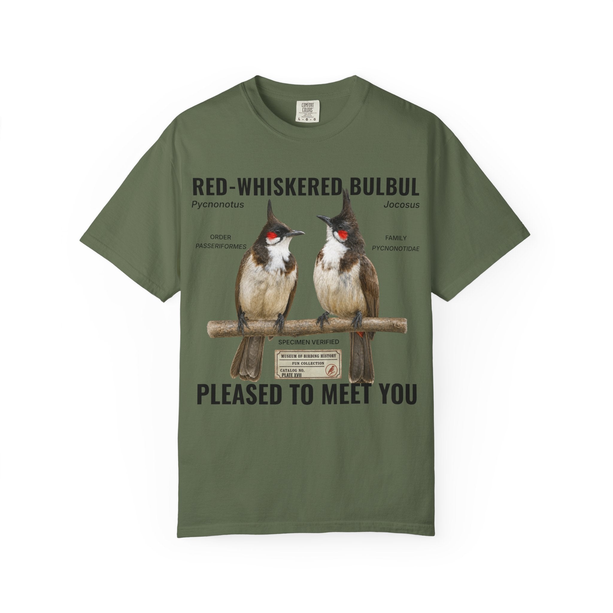 WBN RED WHISKERED BULBUL T-SHIRT
