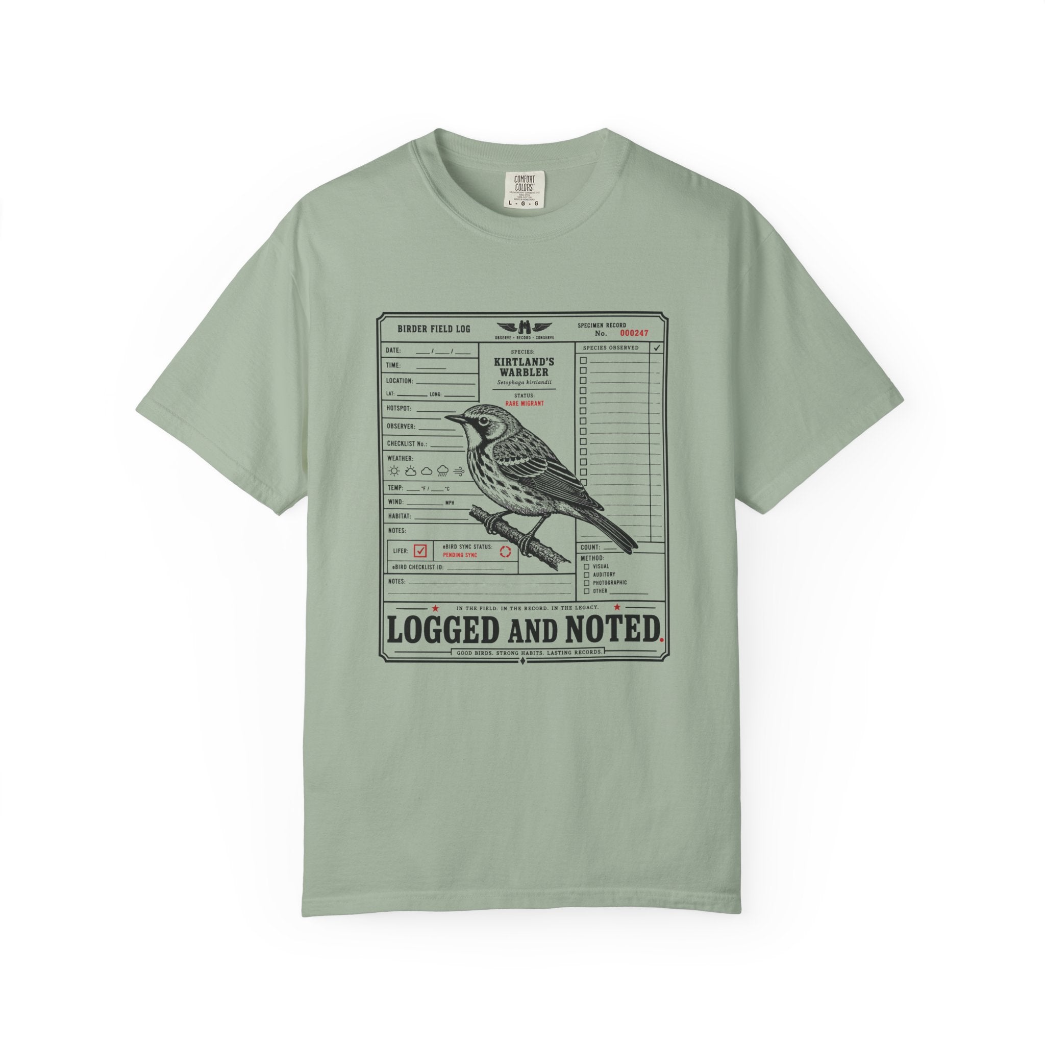 WARBLER NOTES T-SHIRT