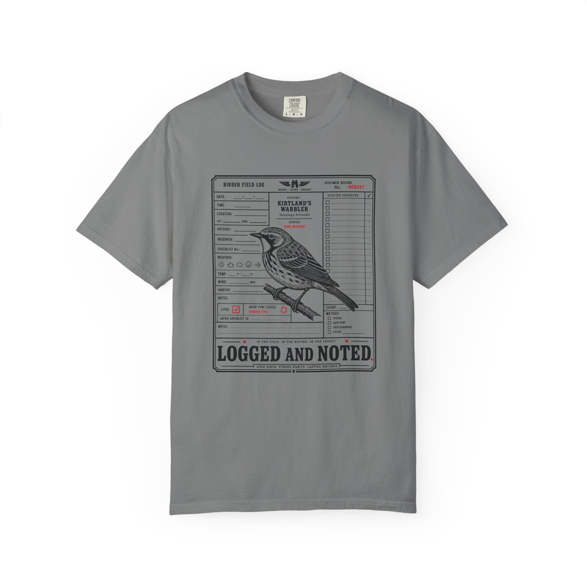 WARBLER NOTES T-SHIRT
