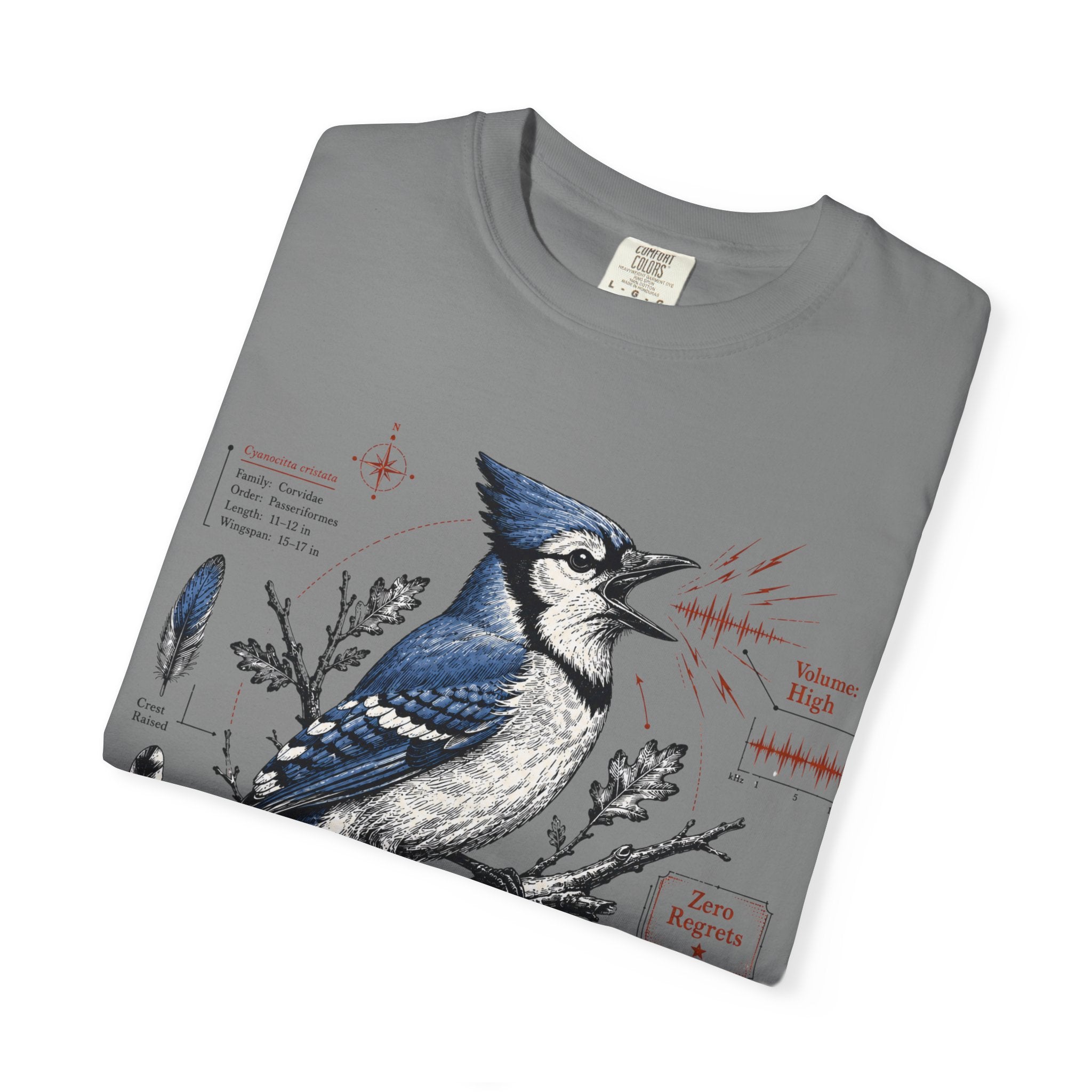 BLUE JAY DESIGN T-SHIRT