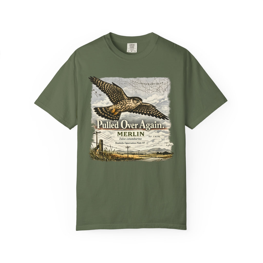 MERLIN PULLED OVER AGAIN T-SHIRT