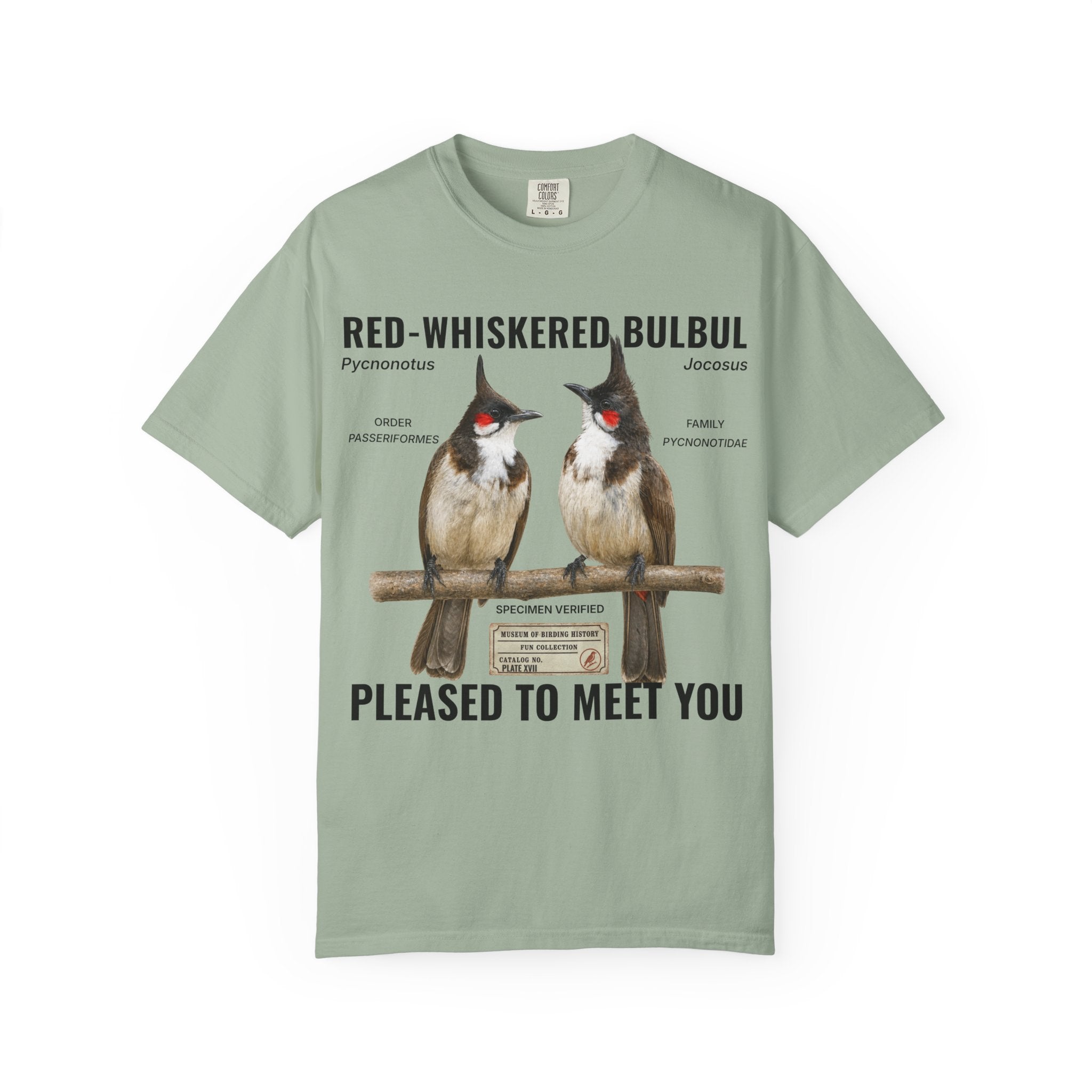 WBN RED WHISKERED BULBUL T-SHIRT
