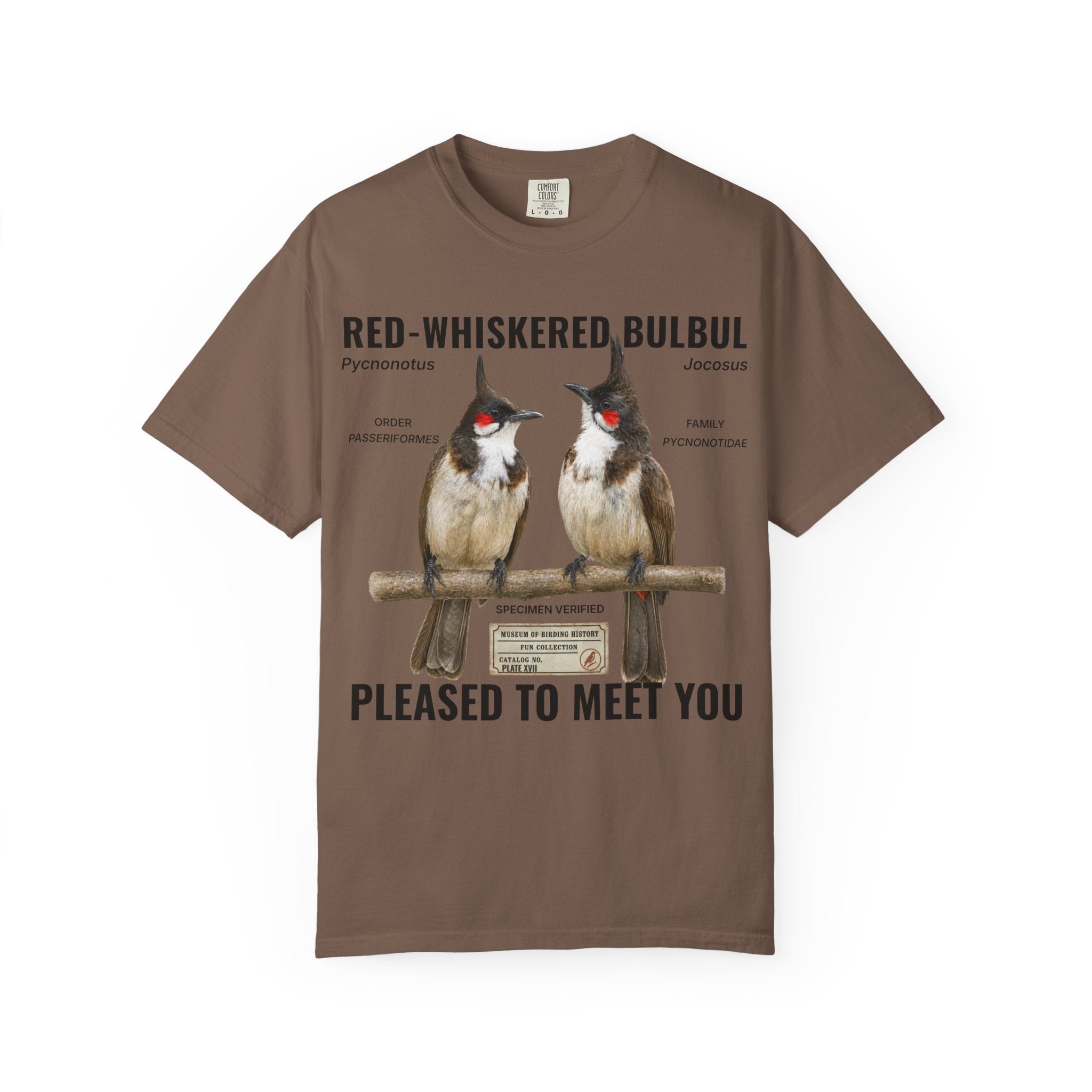 WBN RED WHISKERED BULBUL T-SHIRT