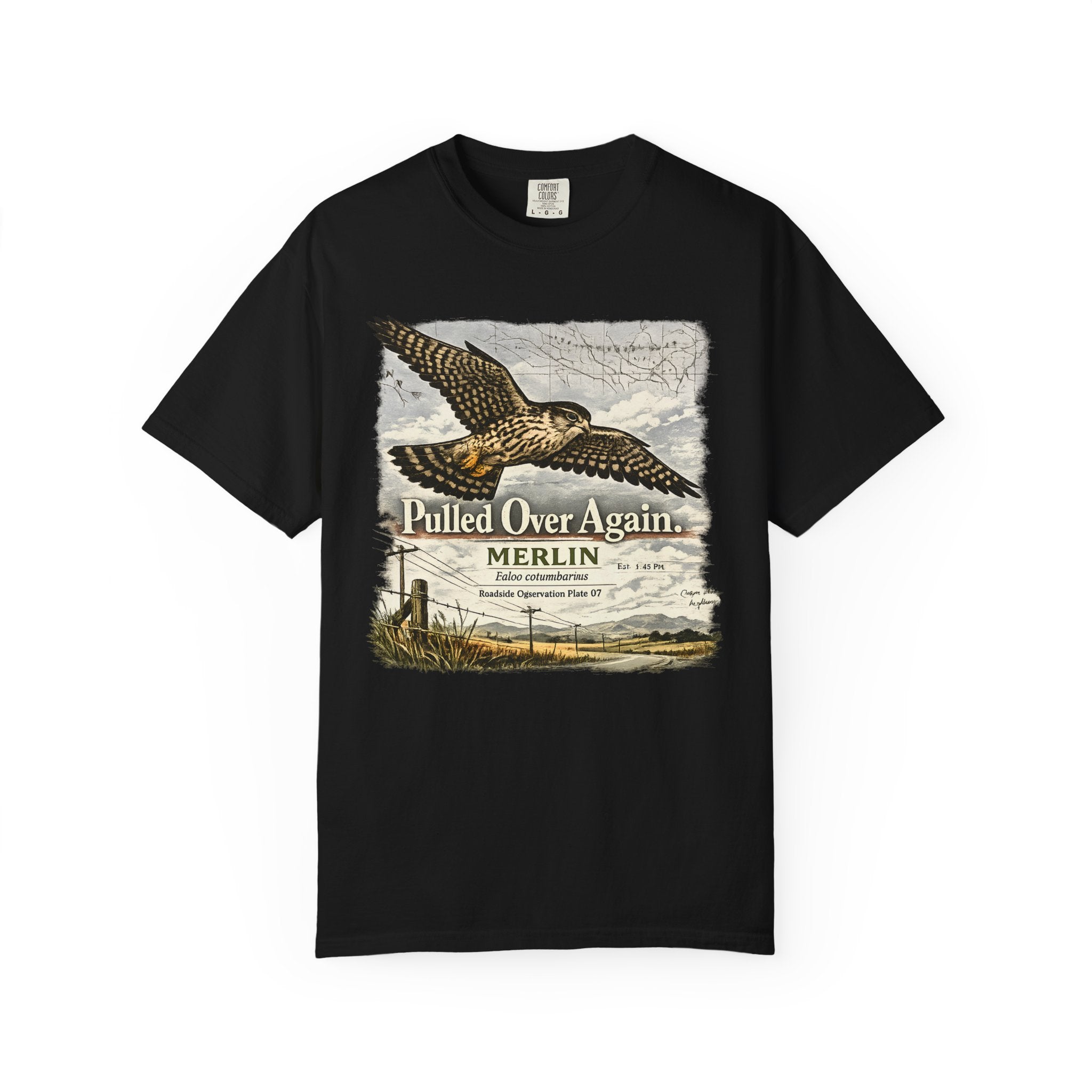 MERLIN PULLED OVER AGAIN T-SHIRT