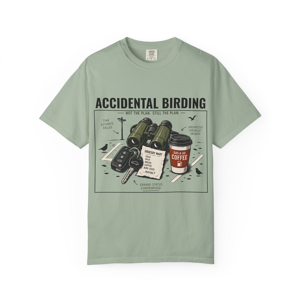 ACCIDENTAL BIRDING T-SHIRT