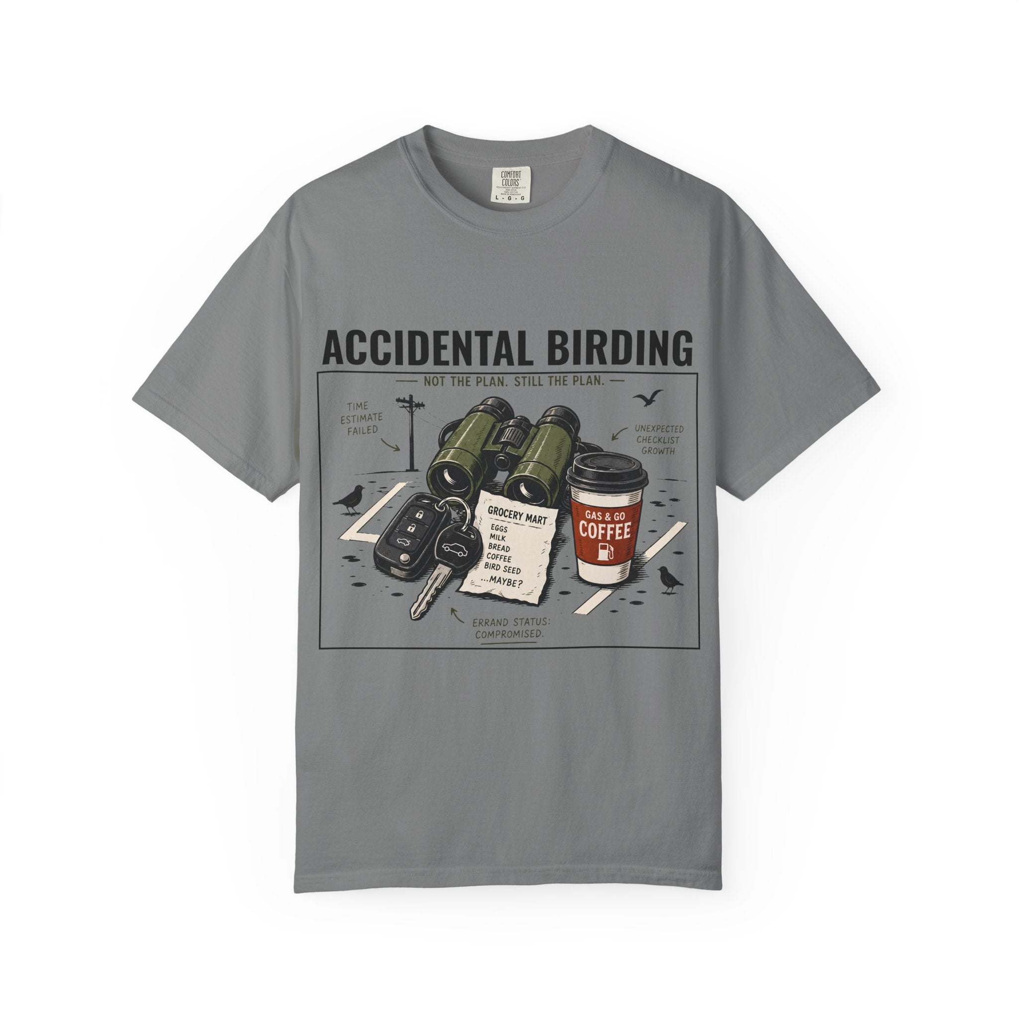 ACCIDENTAL BIRDING T-SHIRT