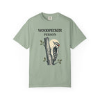 DOWNY WOODPECKER PERSON T-SHIRT