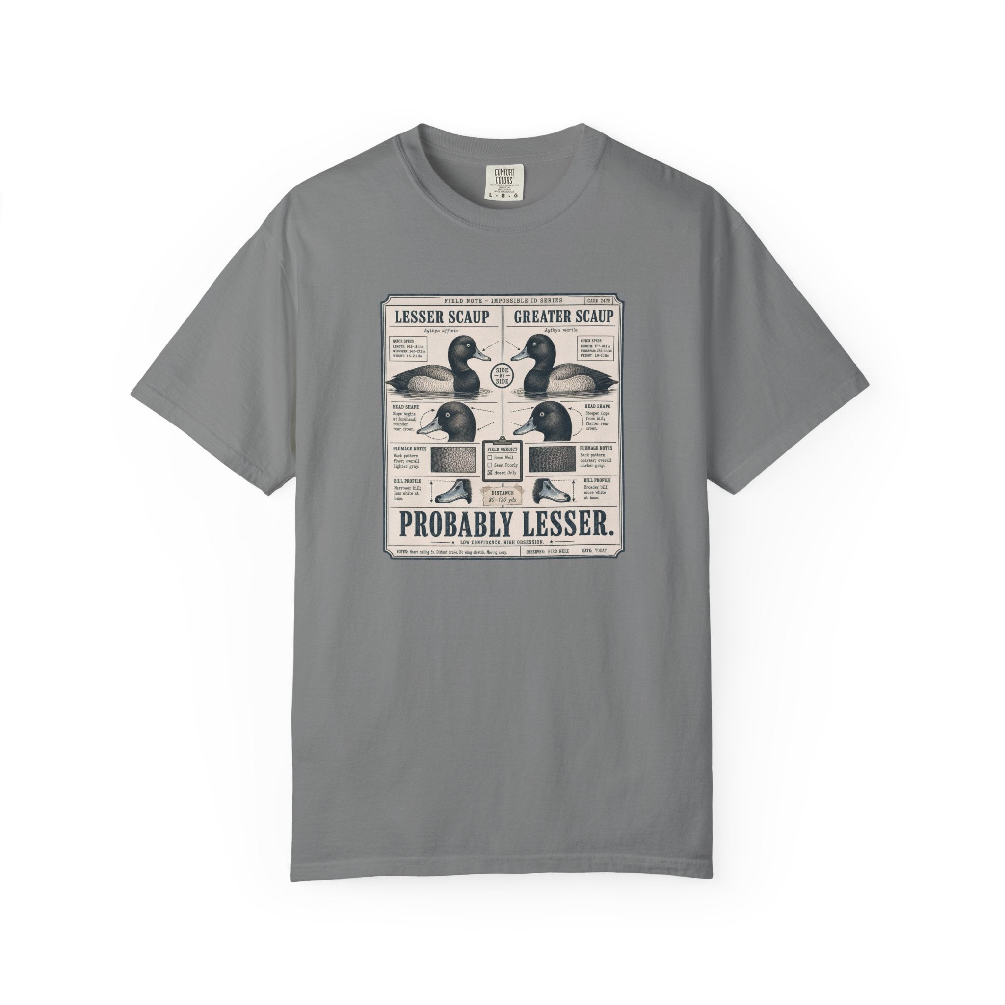 SCAUP COMPARISON T-SHIRT