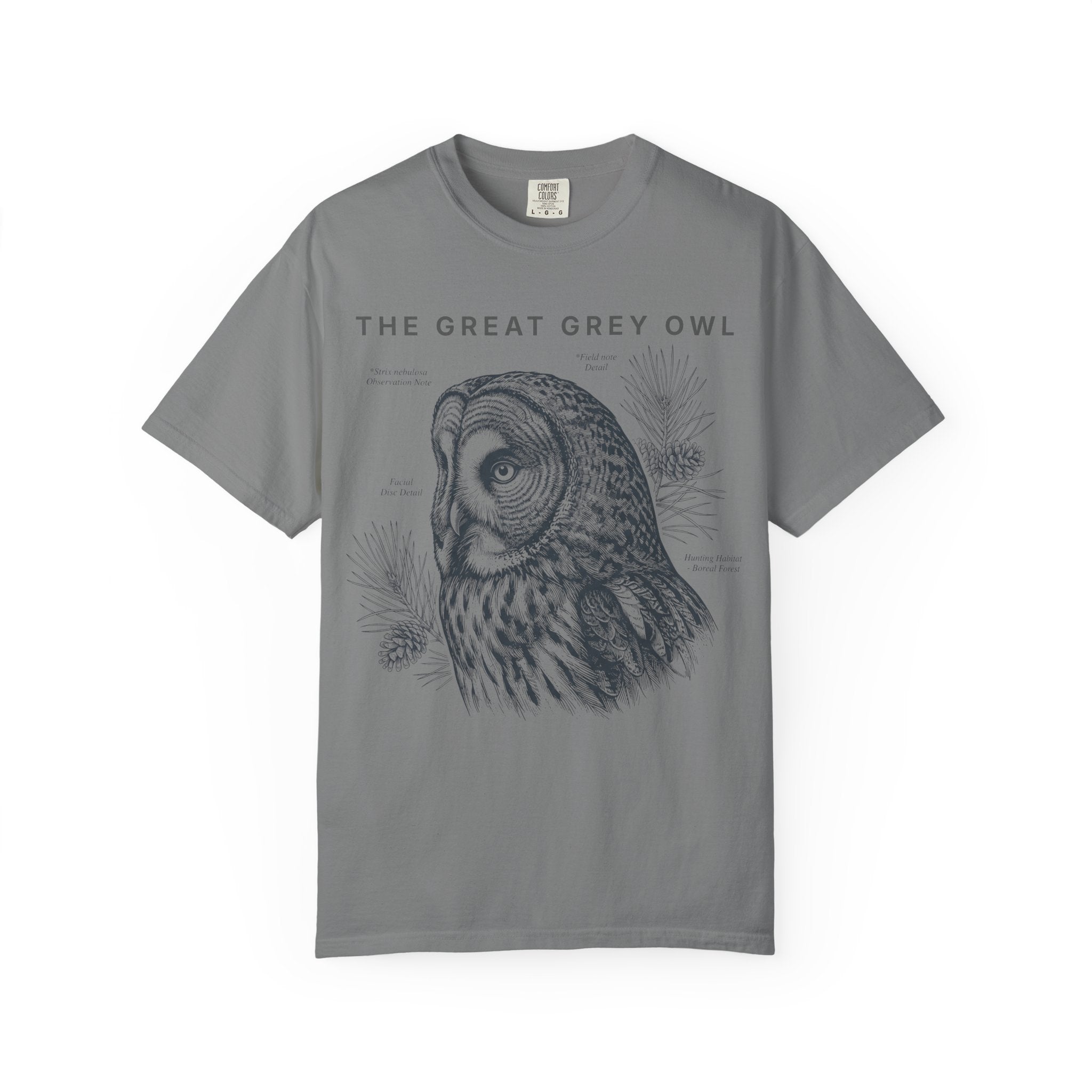 GREAT GREY OWL T-SHIRT