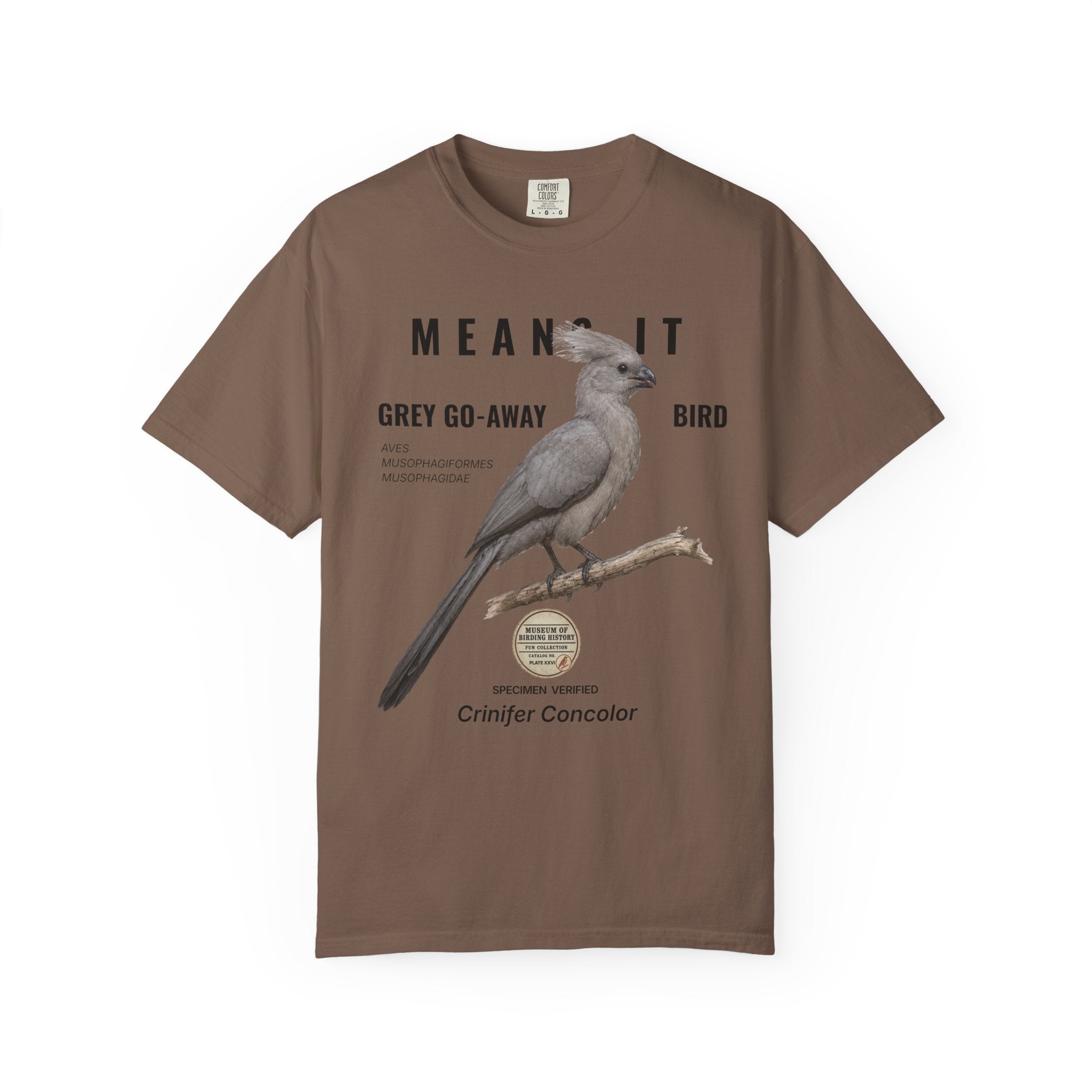 WBN Grey Go-away-bird T-SHIRT
