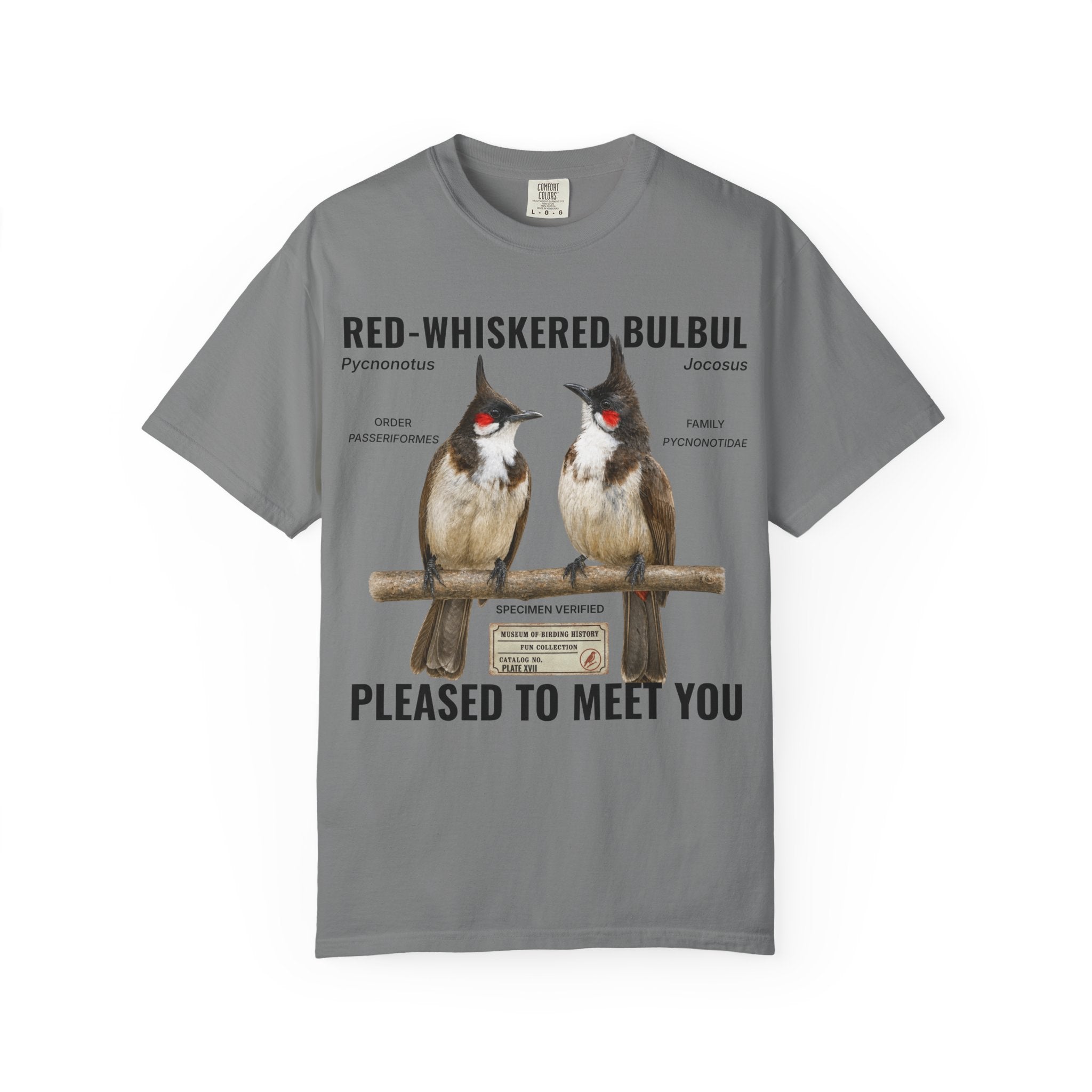 WBN RED WHISKERED BULBUL T-SHIRT