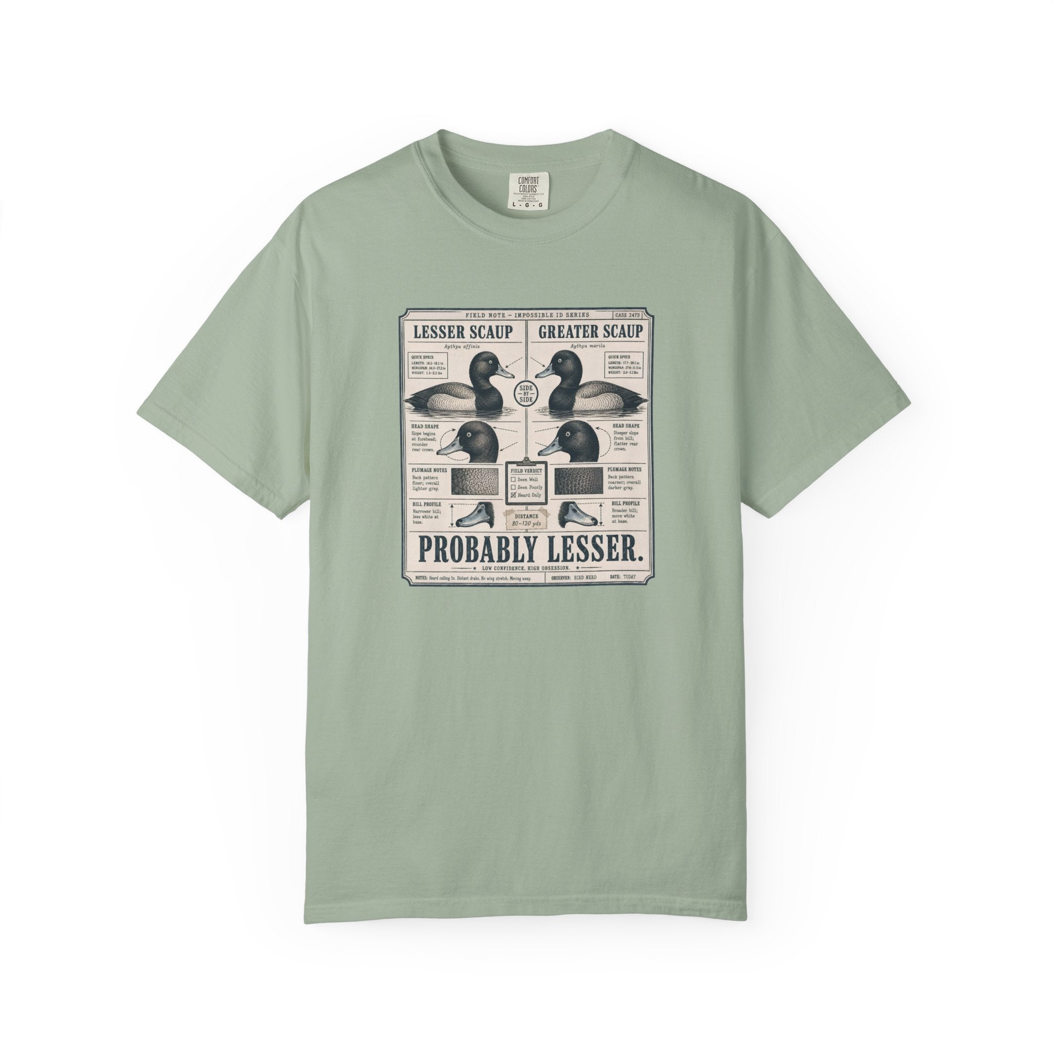 SCAUP COMPARISON T-SHIRT