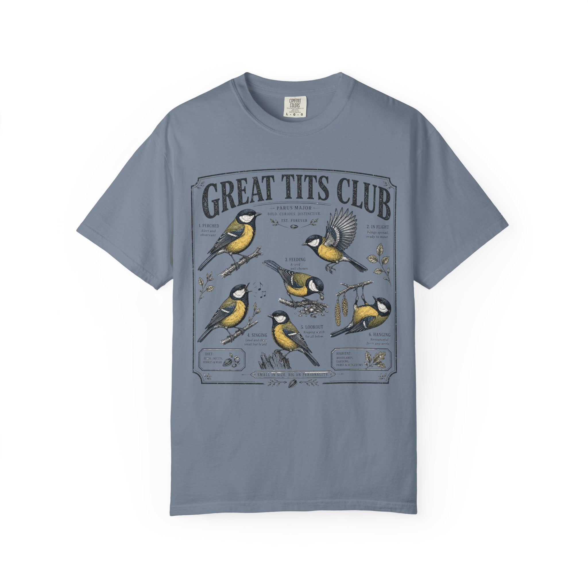 TITS BIRDS T-SHIRT