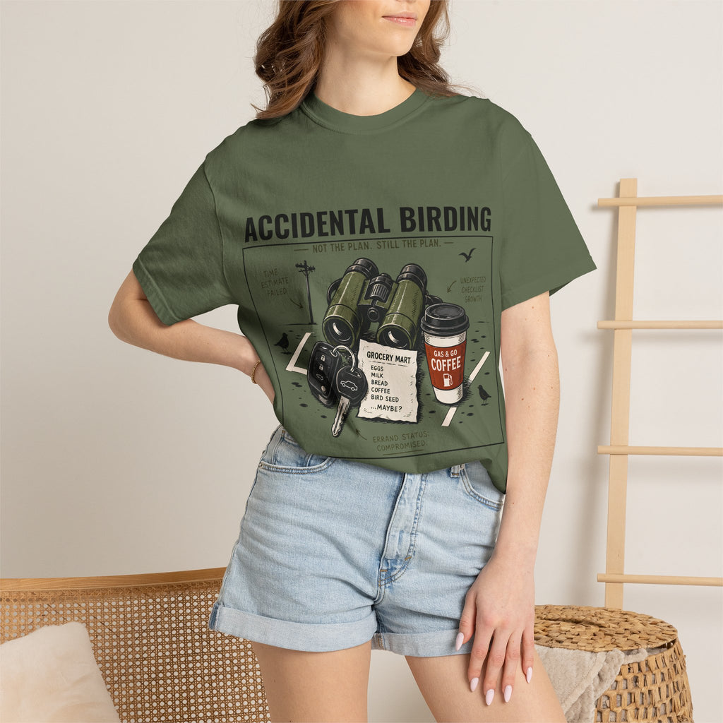 ACCIDENTAL BIRDING T-SHIRT