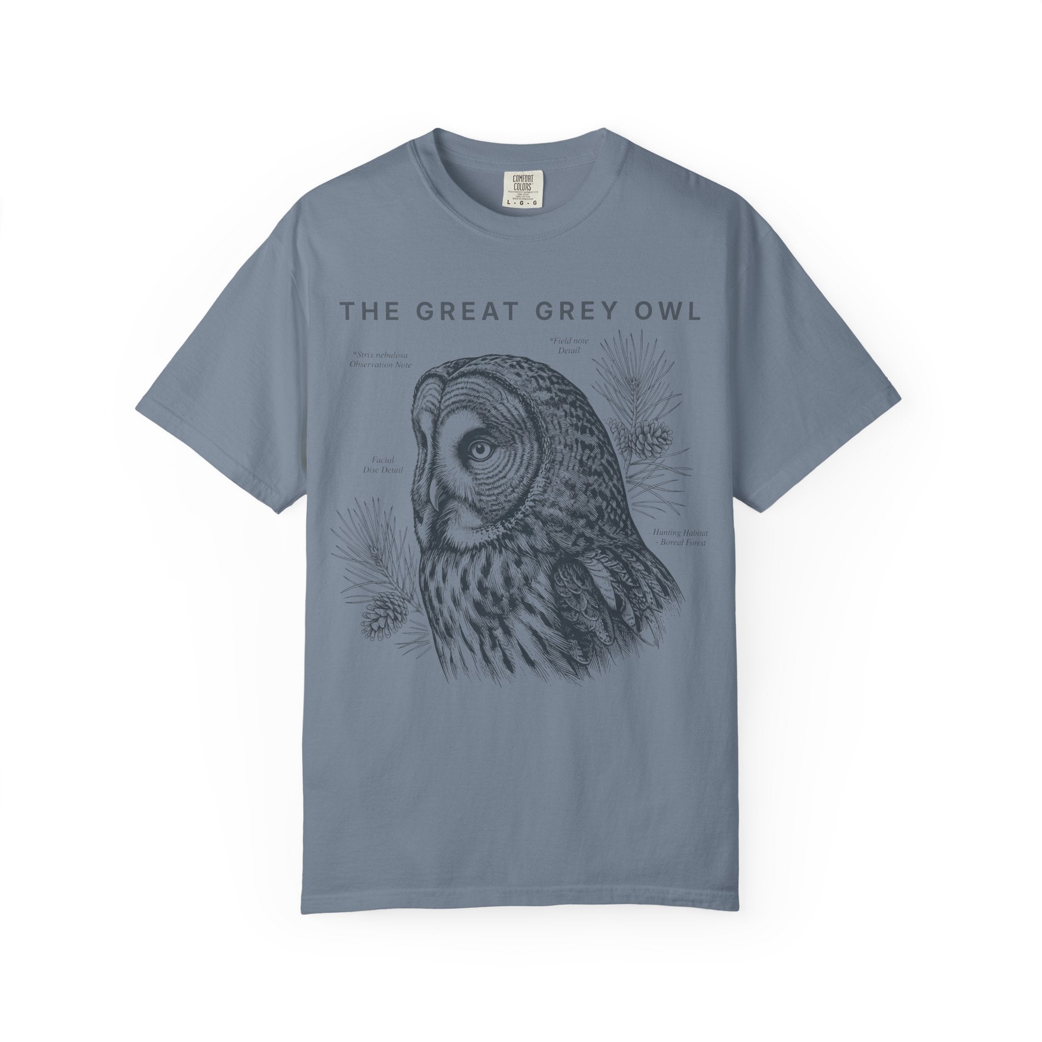 GREAT GREY OWL T-SHIRT