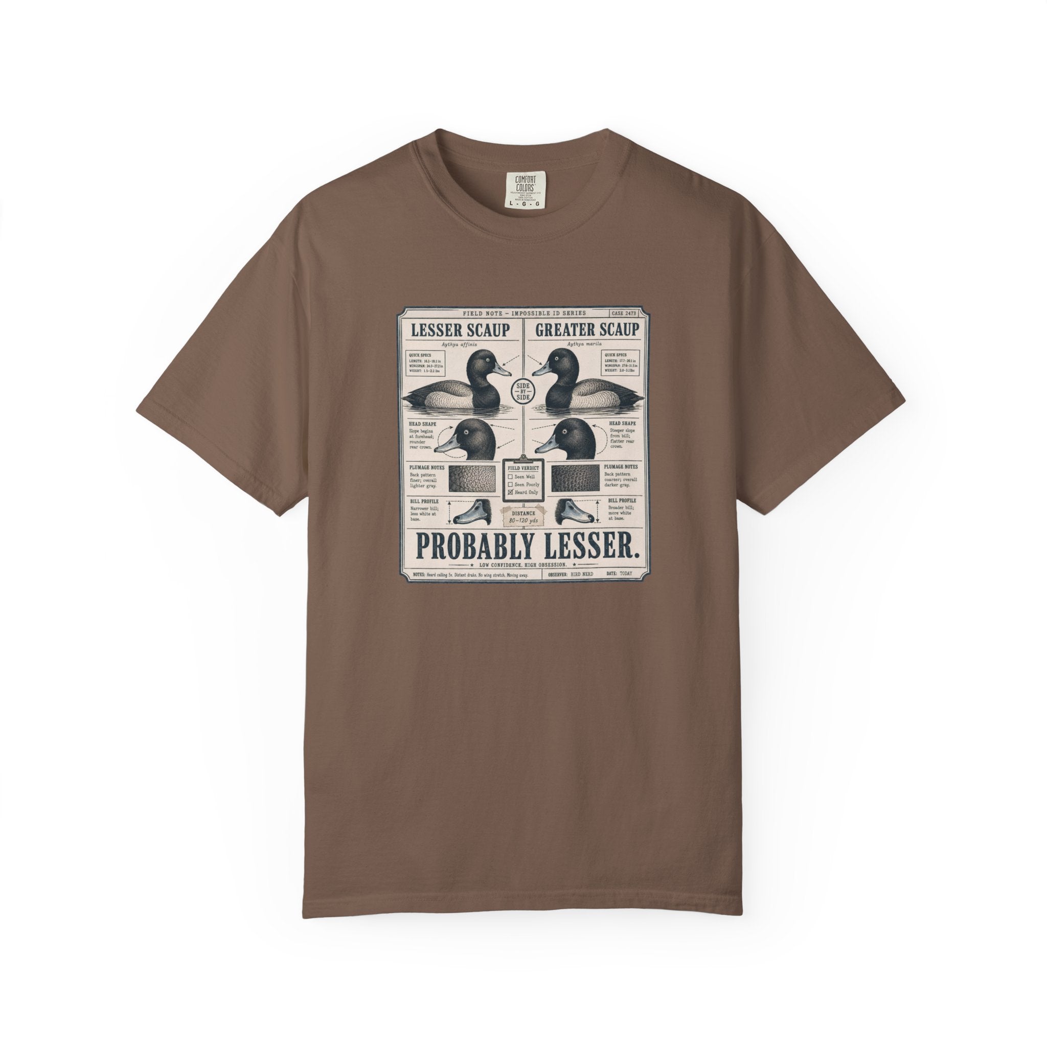 SCAUP COMPARISON T-SHIRT