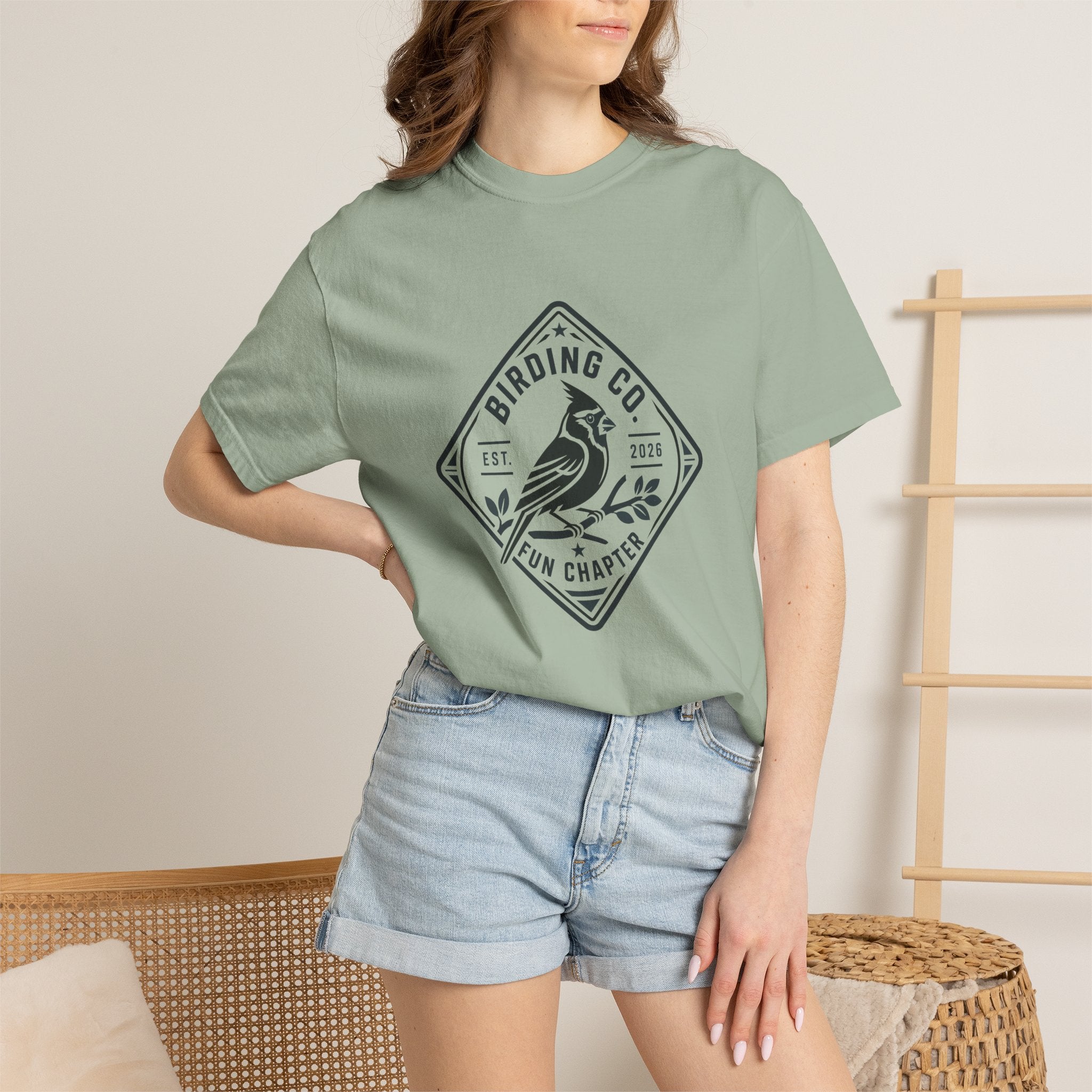BIRDING FUN DESIGN T-SHIRT