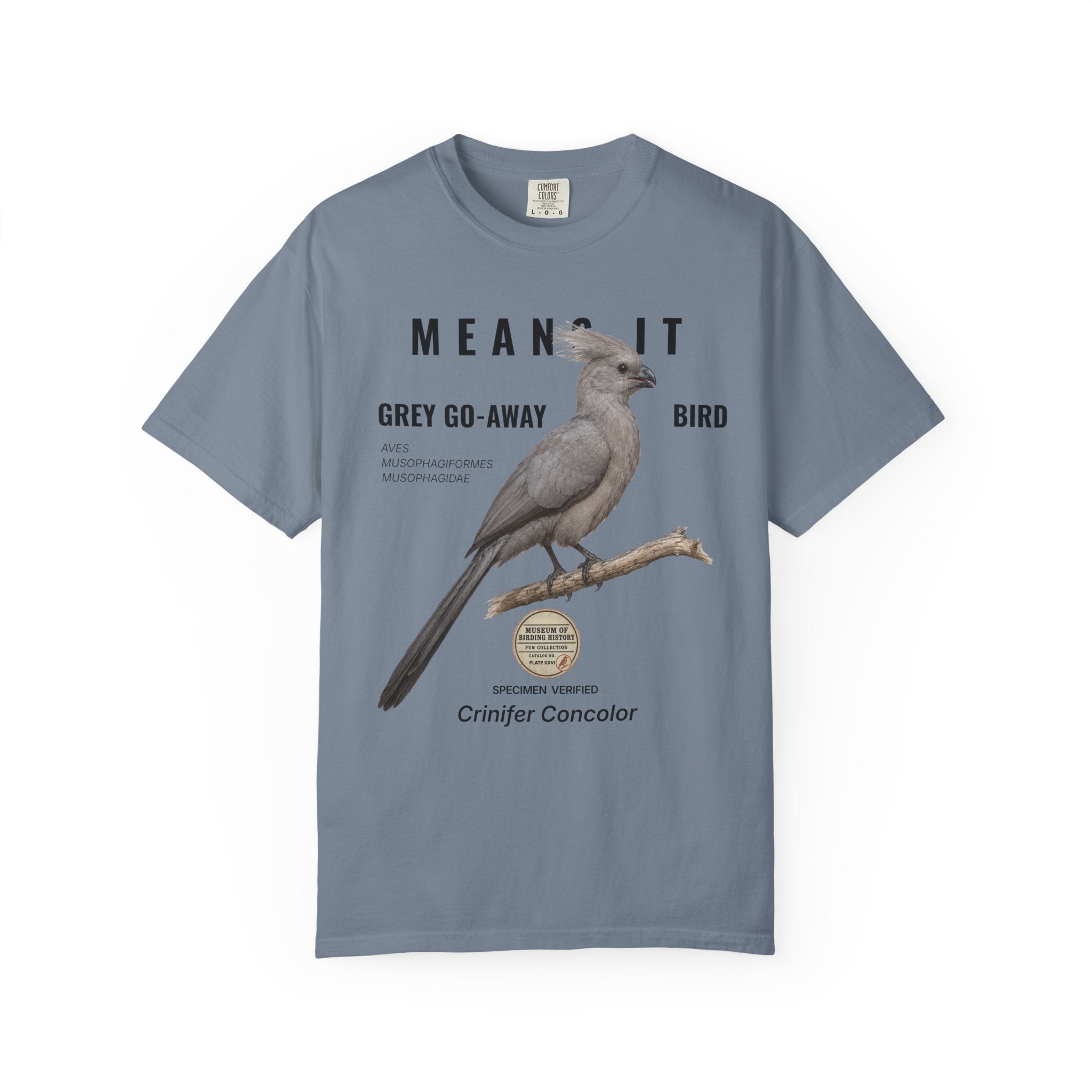 WBN Grey Go-away-bird T-SHIRT