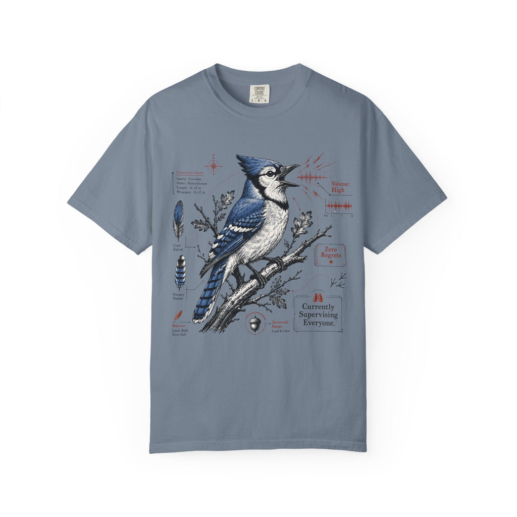 BLUE JAY DESIGN T-SHIRT