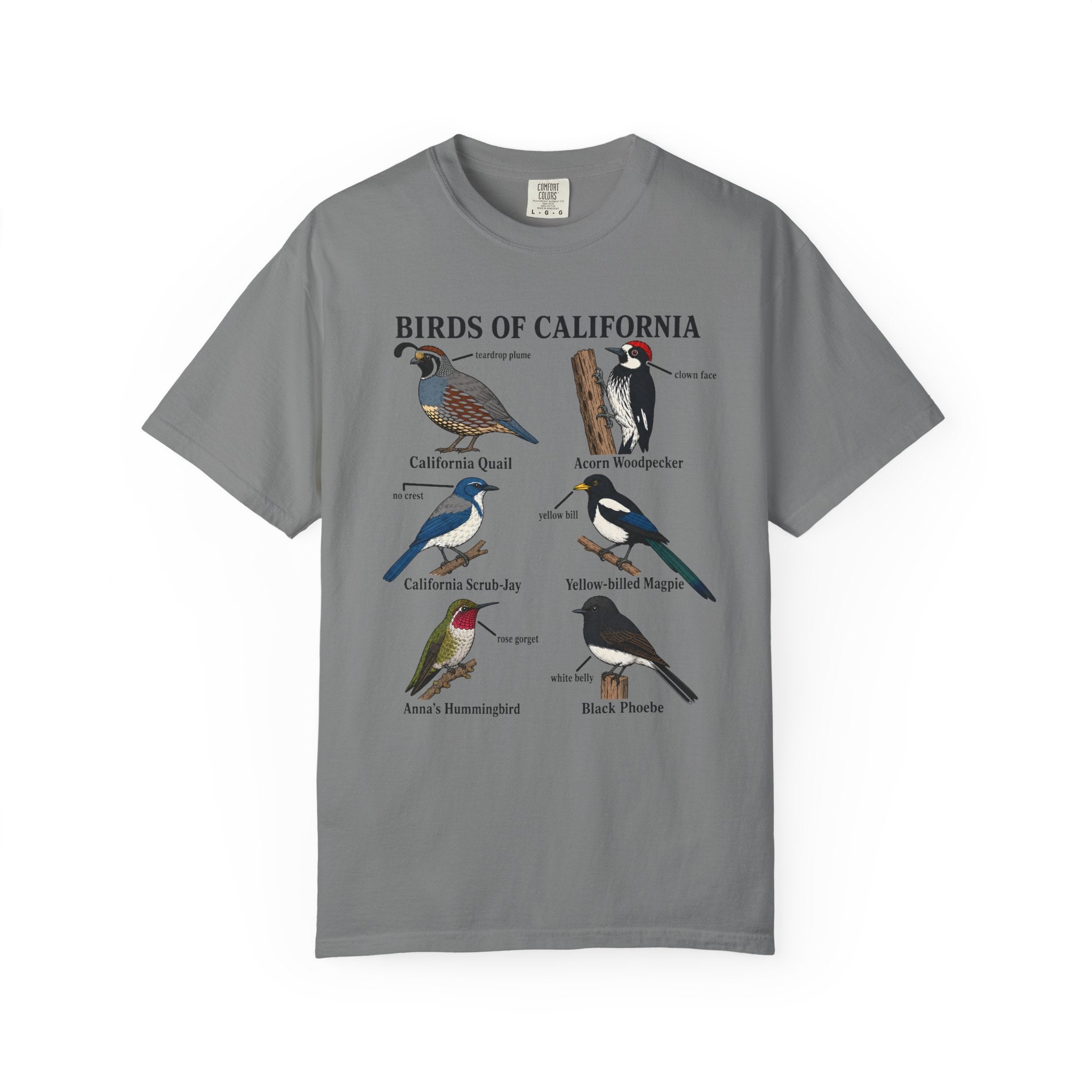 CA BIRDS T-SHIRT