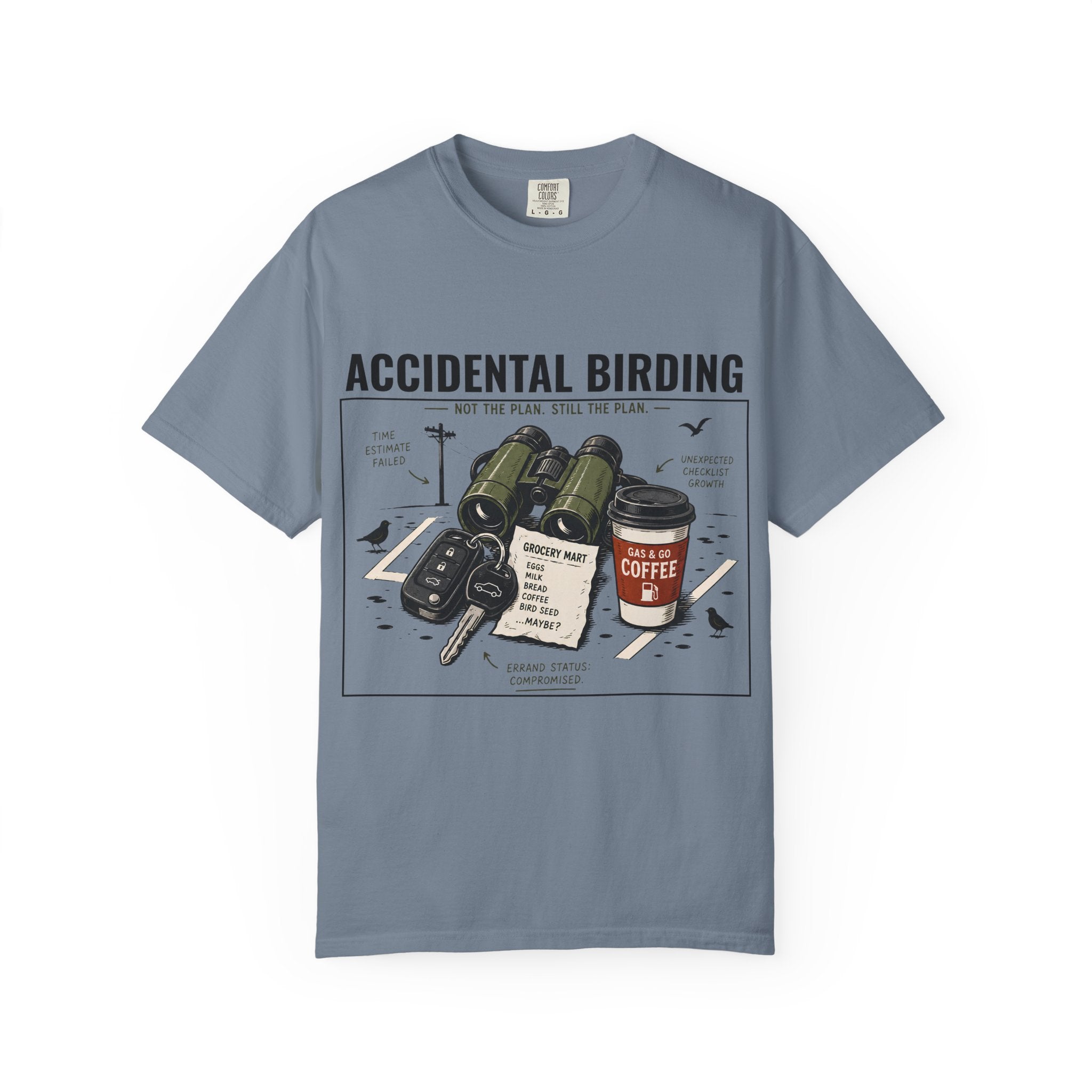 ACCIDENTAL BIRDING T-SHIRT