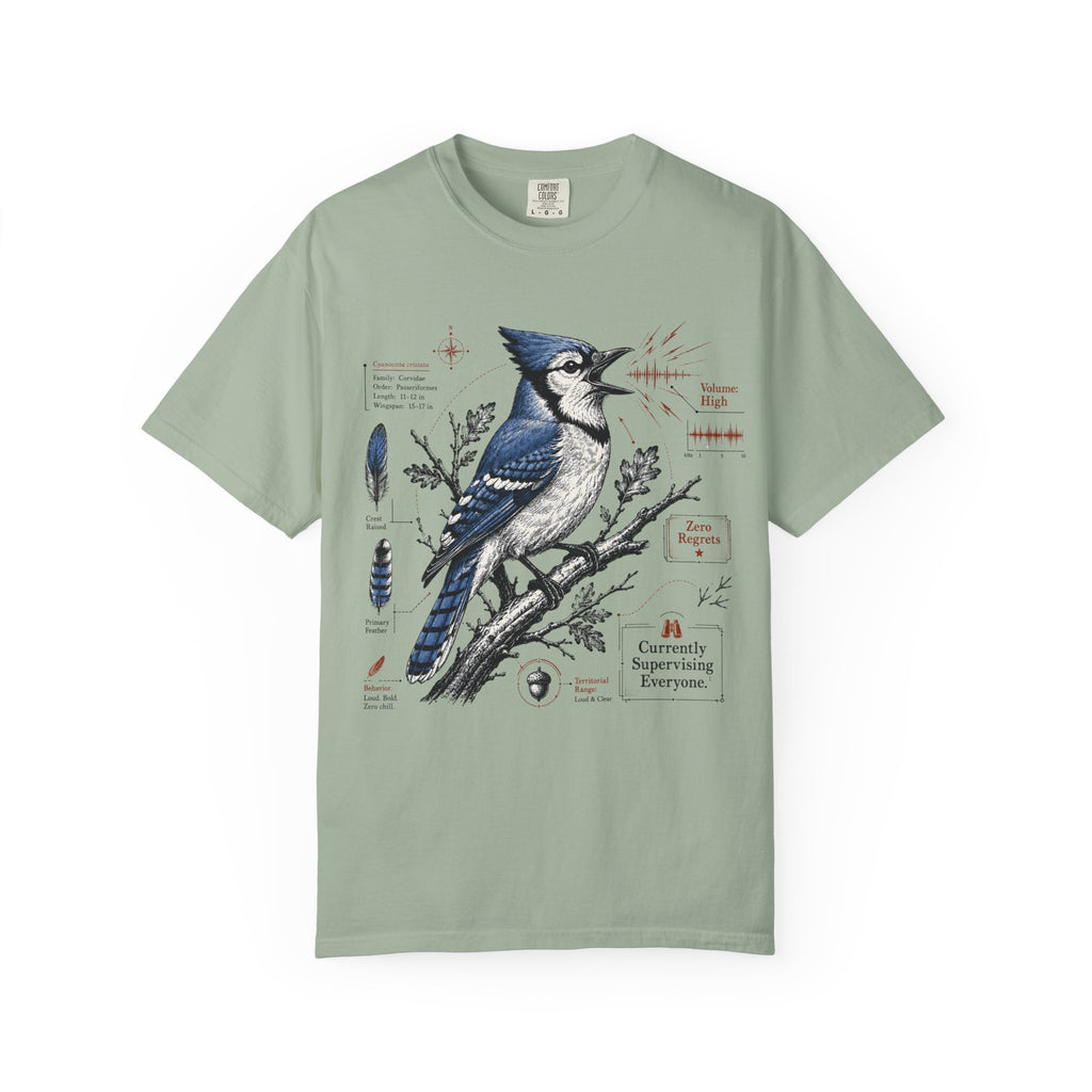 BLUE JAY DESIGN T-SHIRT