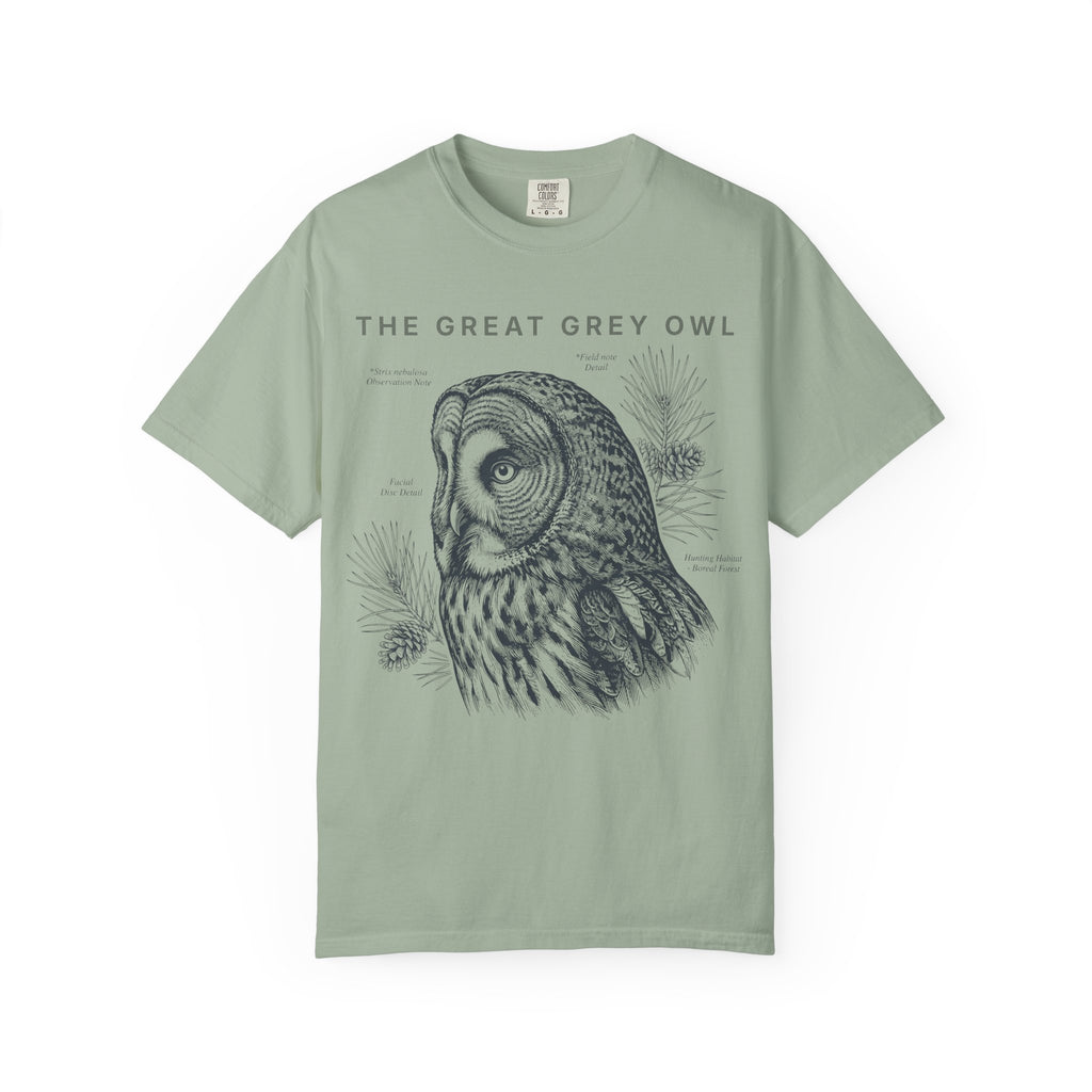 GREAT GREY OWL T-SHIRT