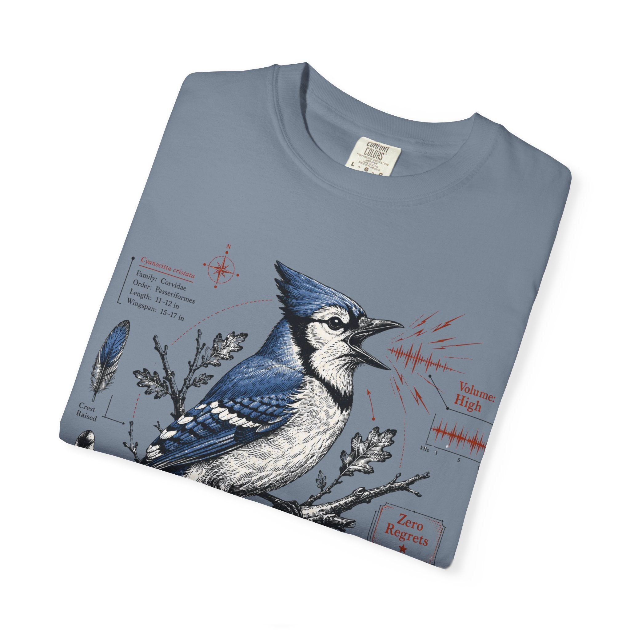 BLUE JAY DESIGN T-SHIRT